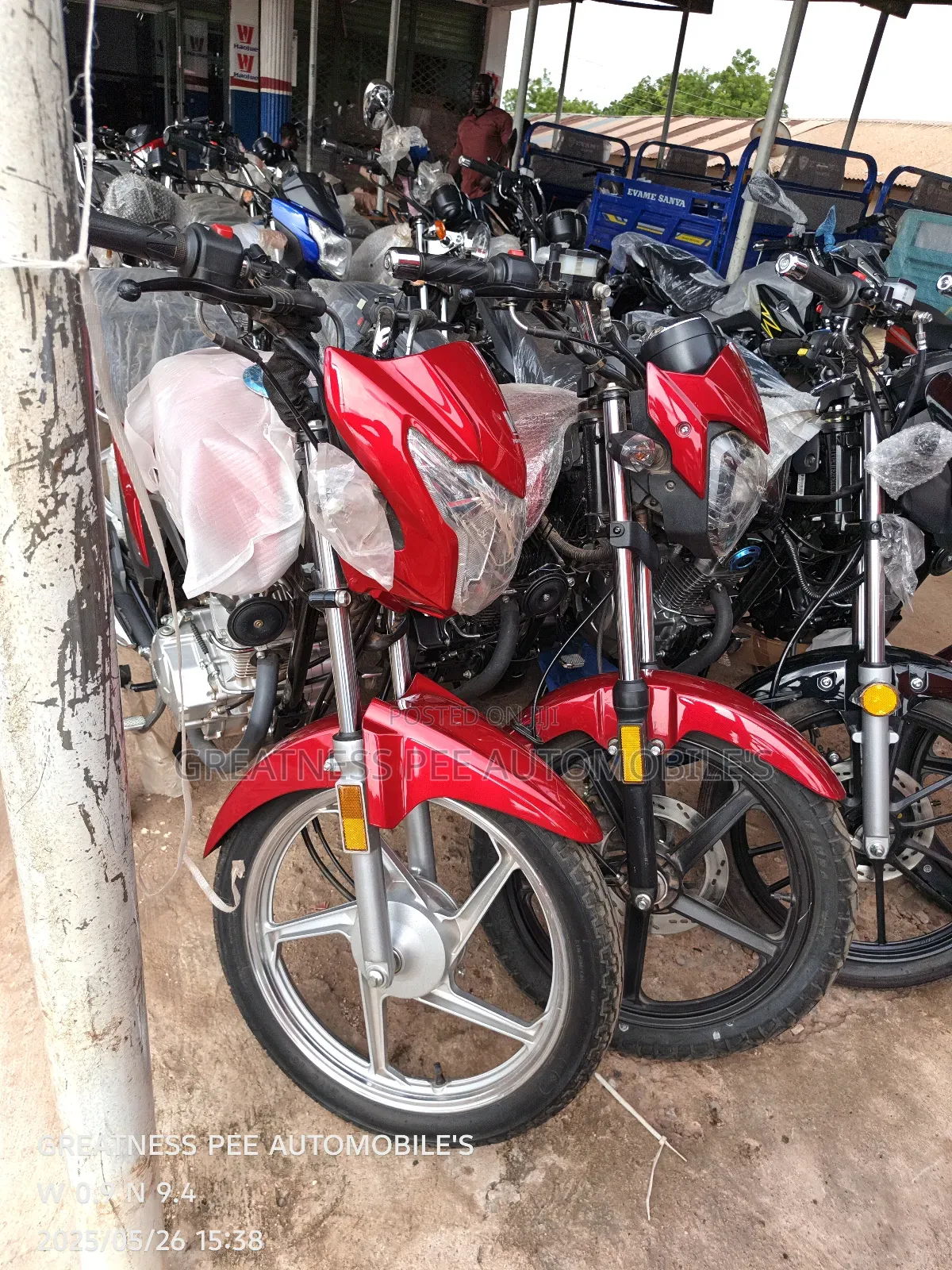 New Haojue DH125 2025 Red