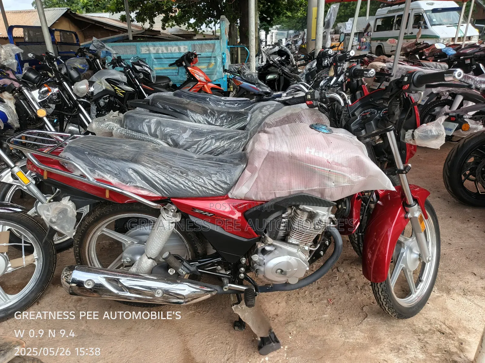 New Haojue DH125 2025 Red
