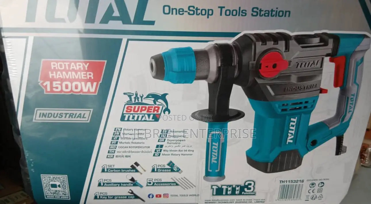 Rotary Hammer 1500w -Total
