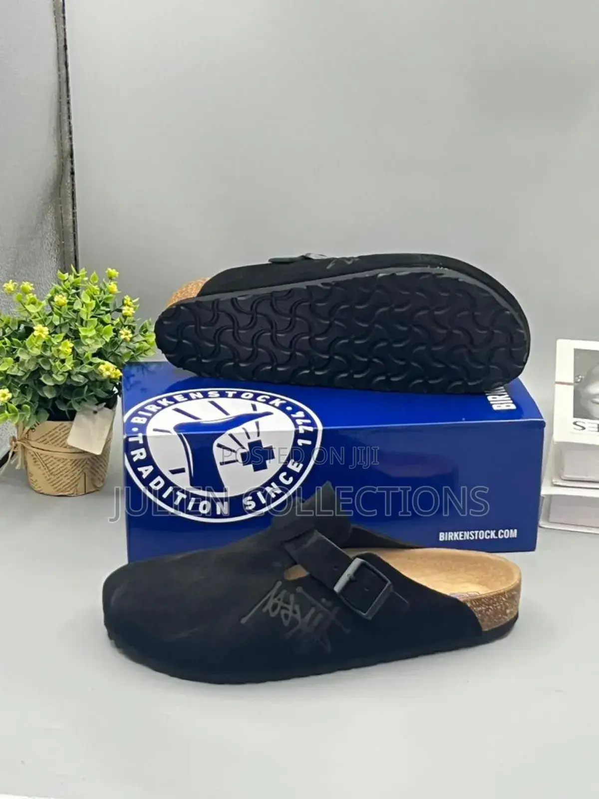 Birkenstock Boston Suede Leather