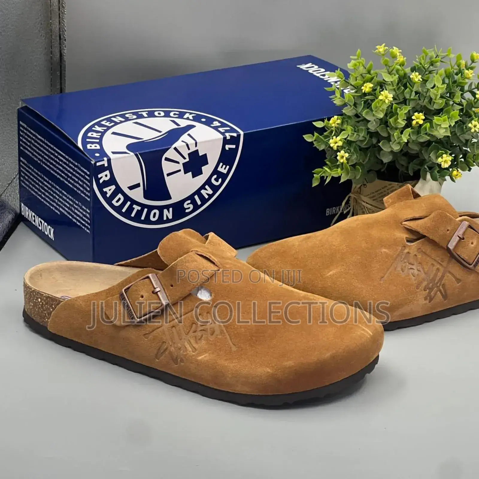 Birkenstock Boston Suede Leather