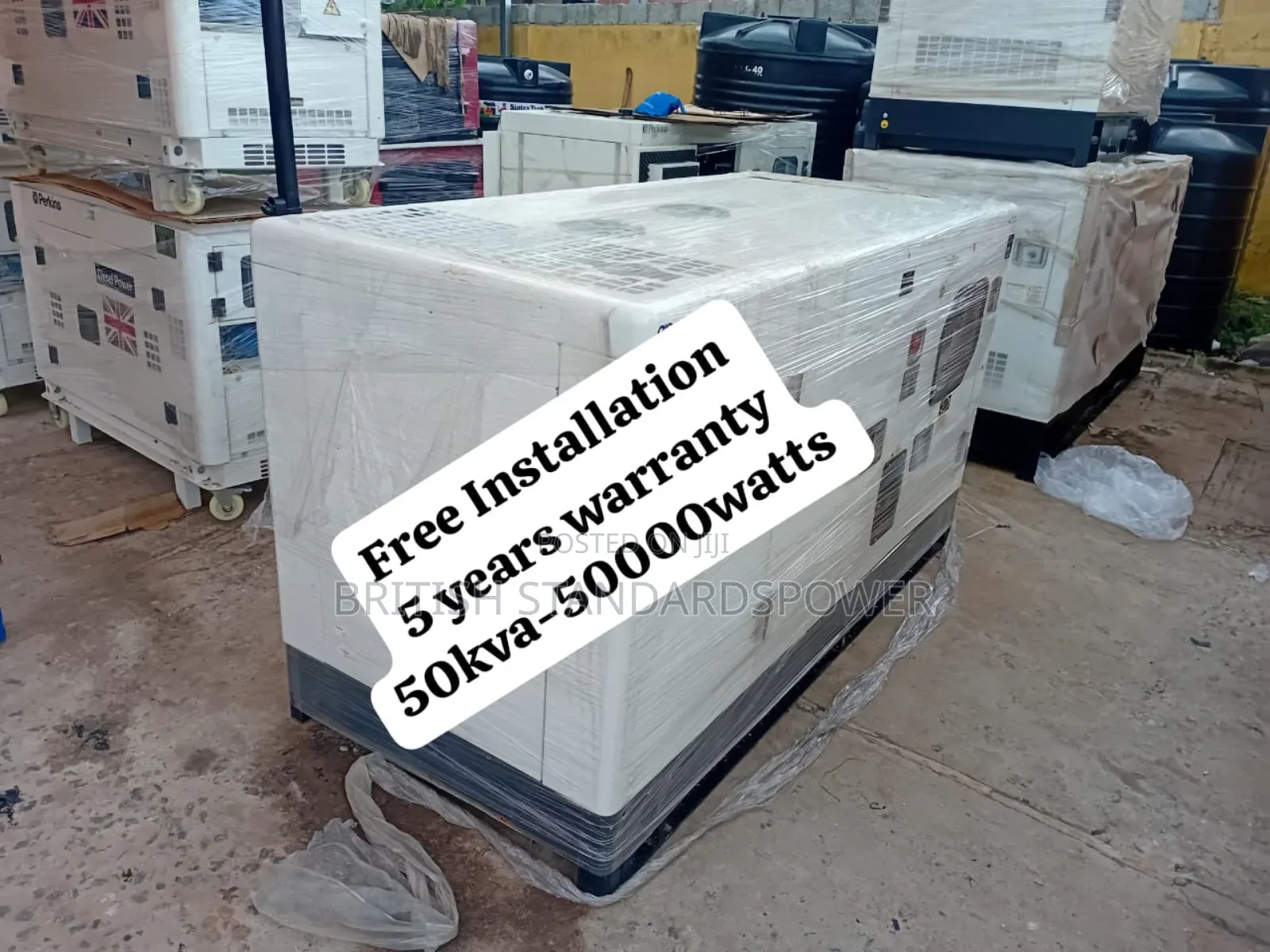 High Power Frequency Flow 50kva Silent Diesel Generator