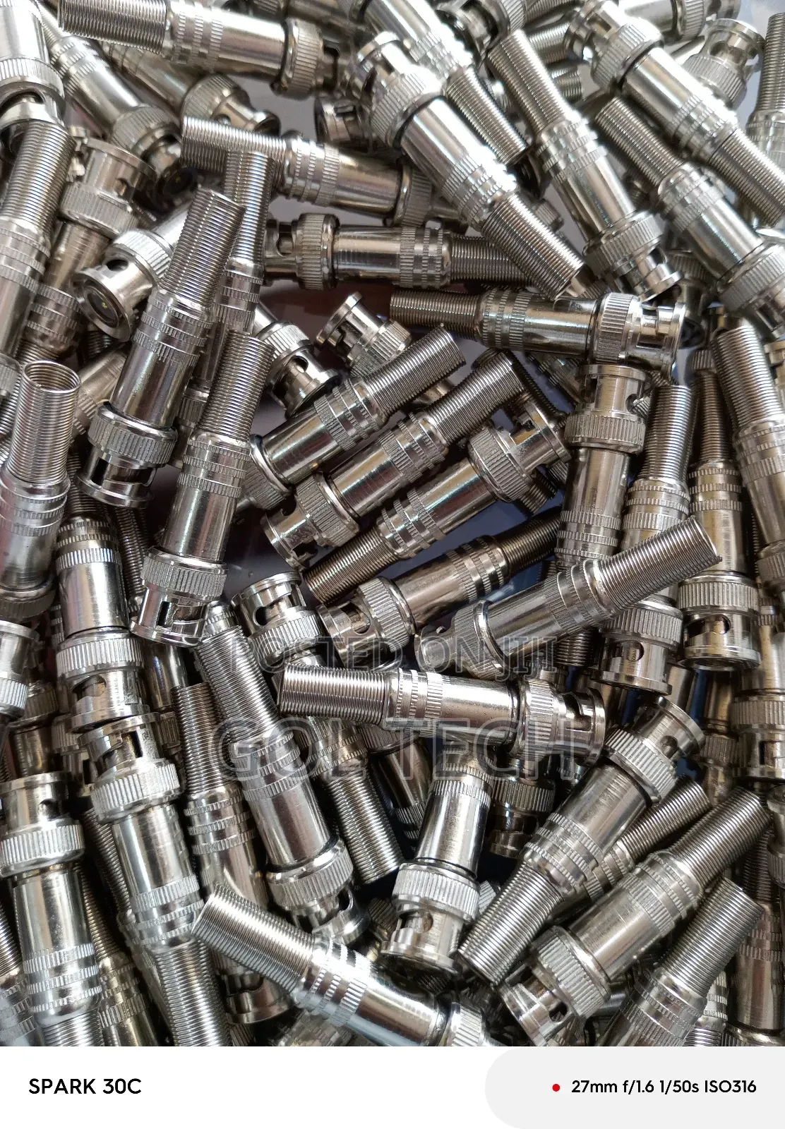 BNC Connector for CCTV Camera Silver