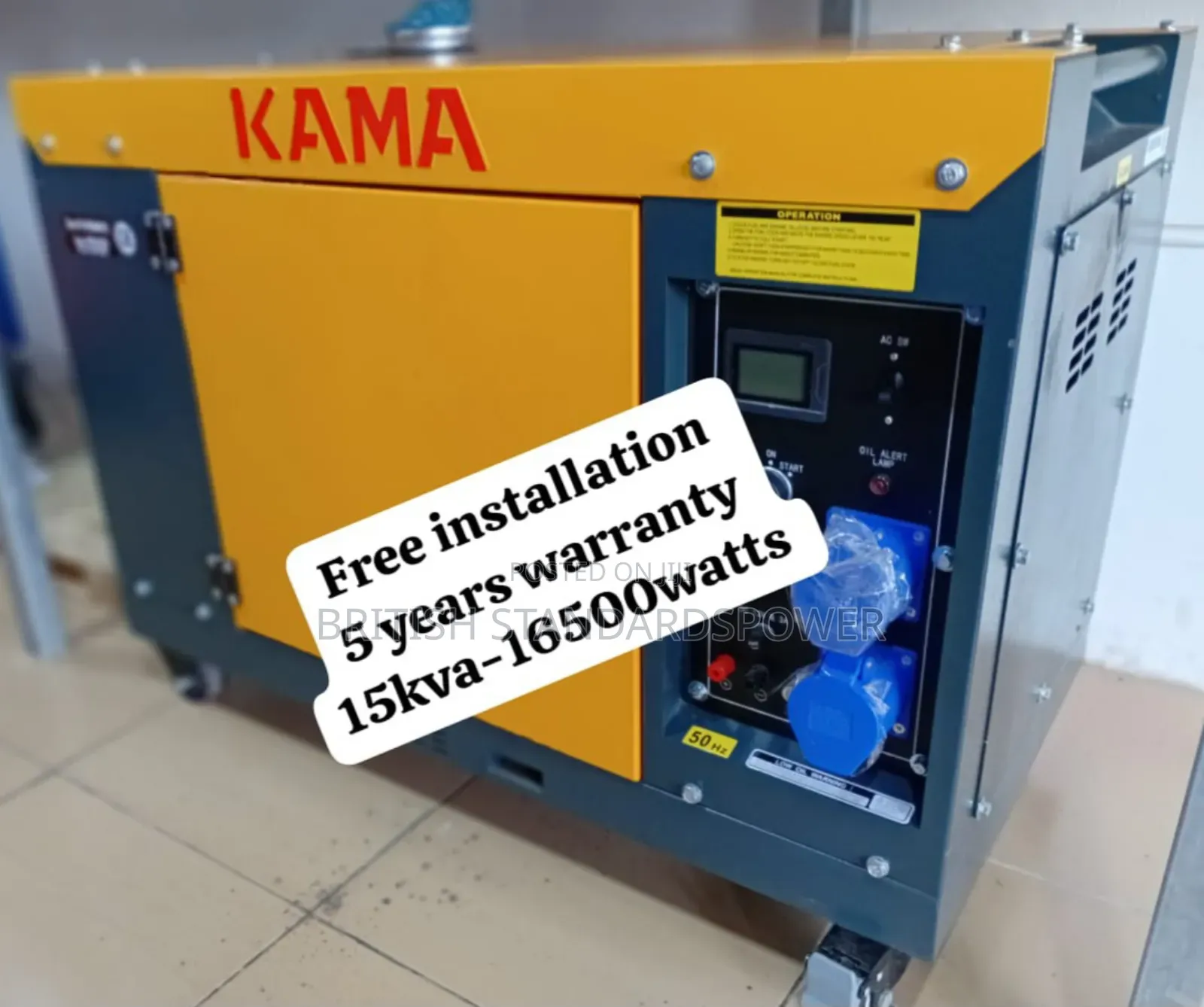 Eco Friendly 15kva Silent Diesel Genset