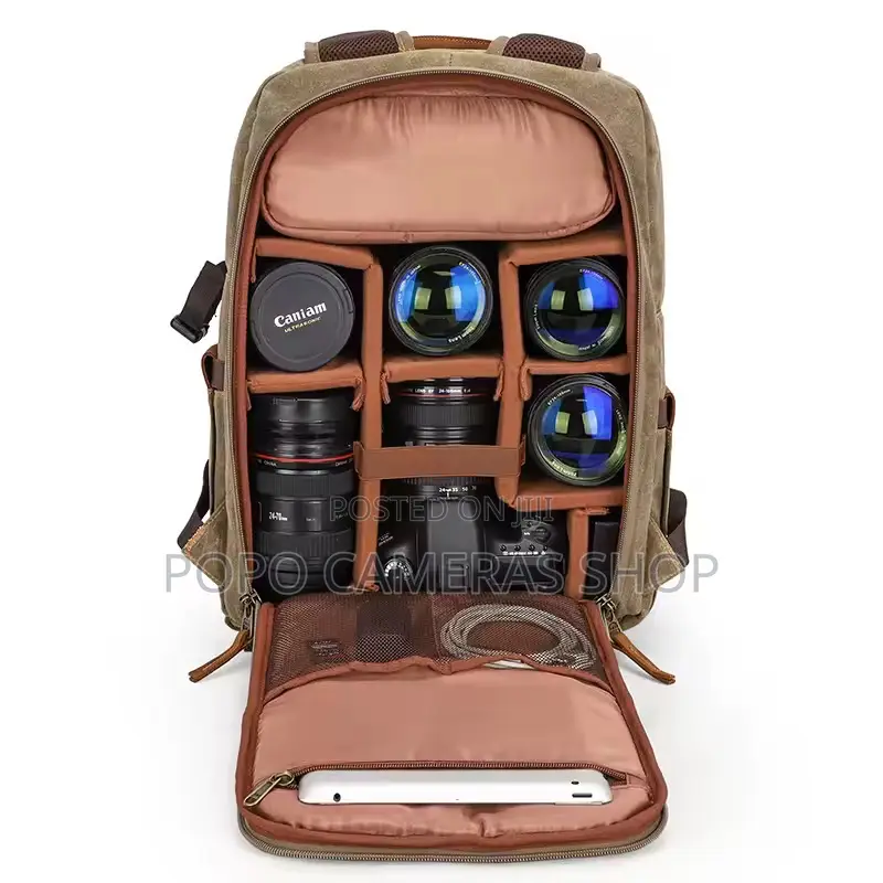 K805 Canvas And Leather Bag
