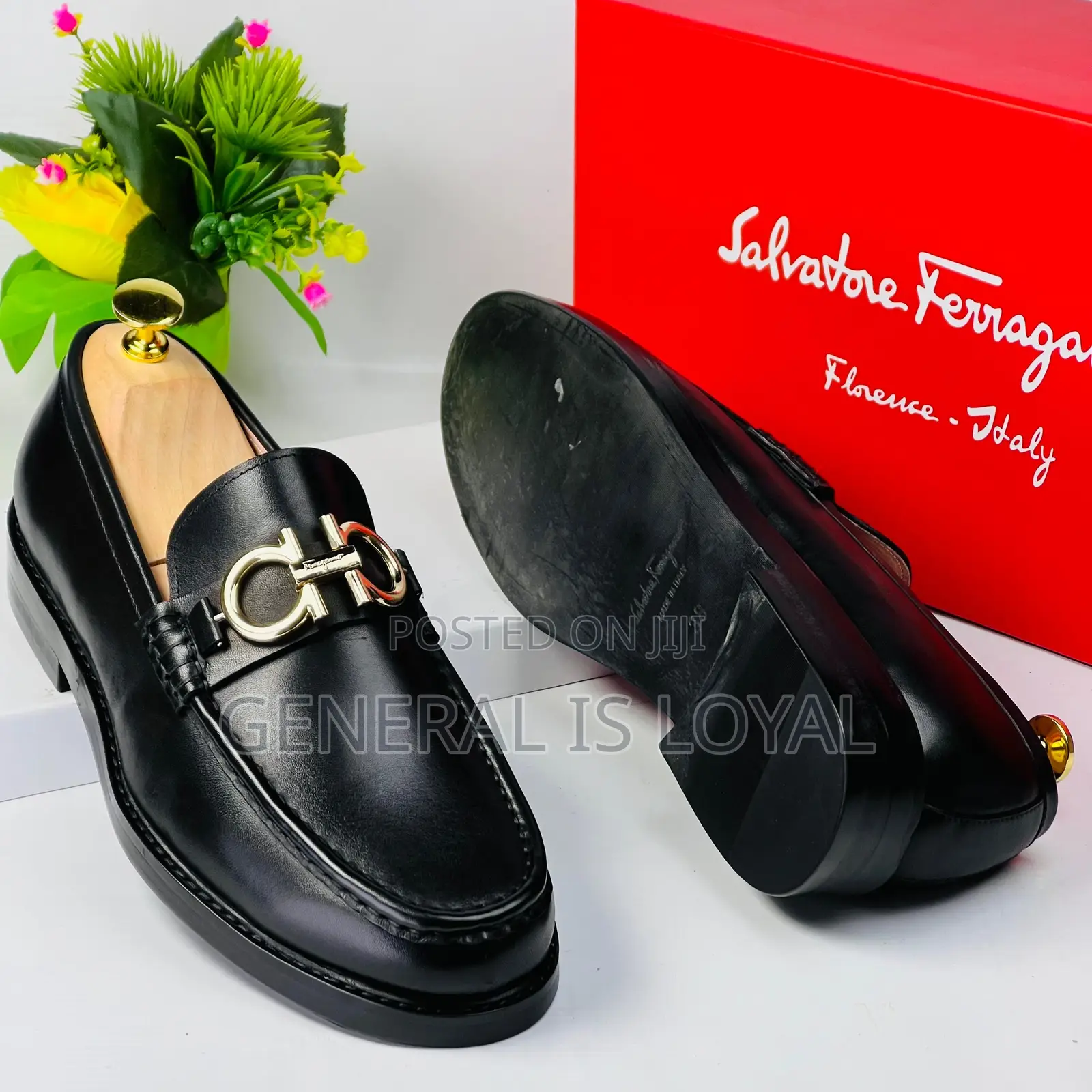 Salvatore Ferragamo Shoe/ Coffee
