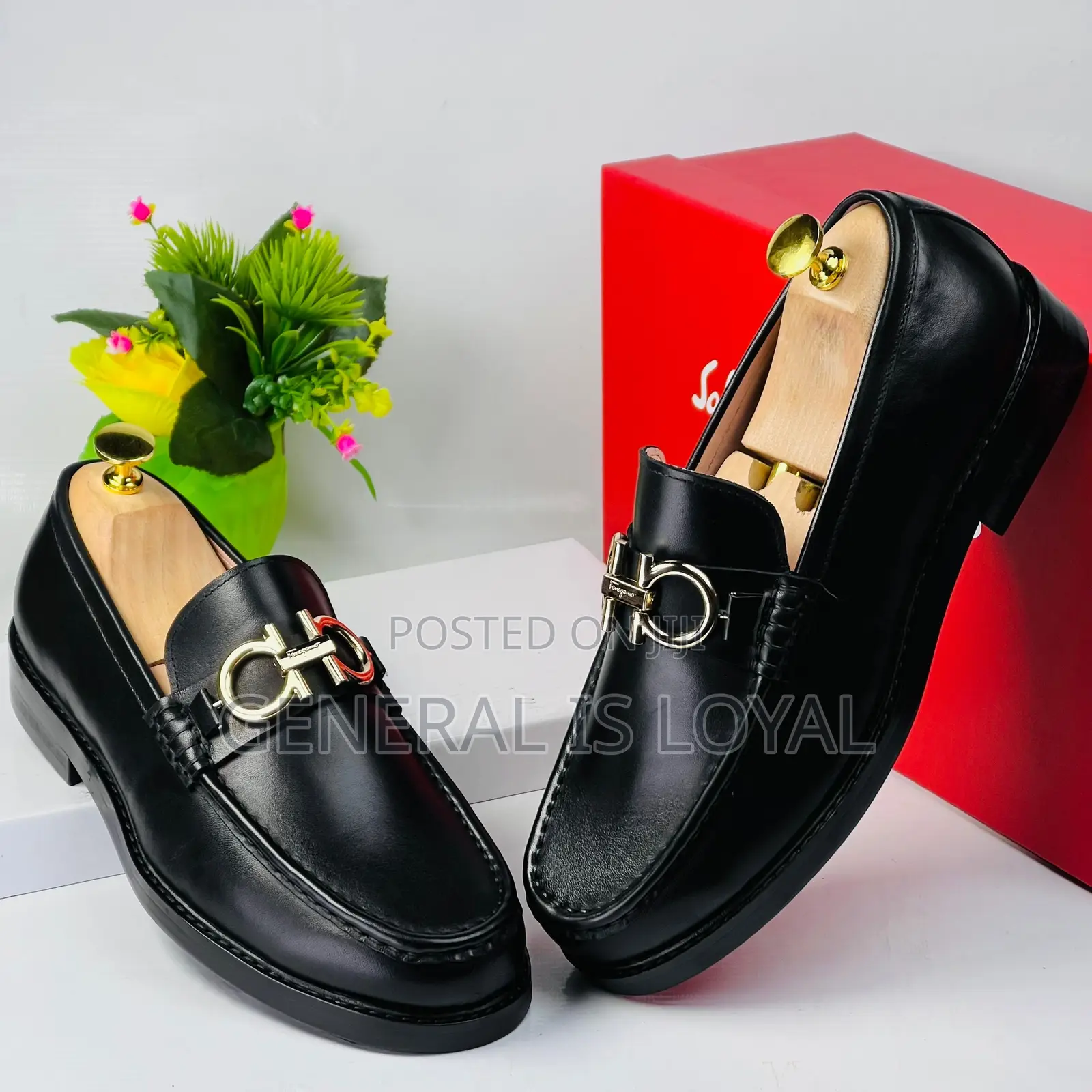 Salvatore Ferragamo Shoe/ Coffee