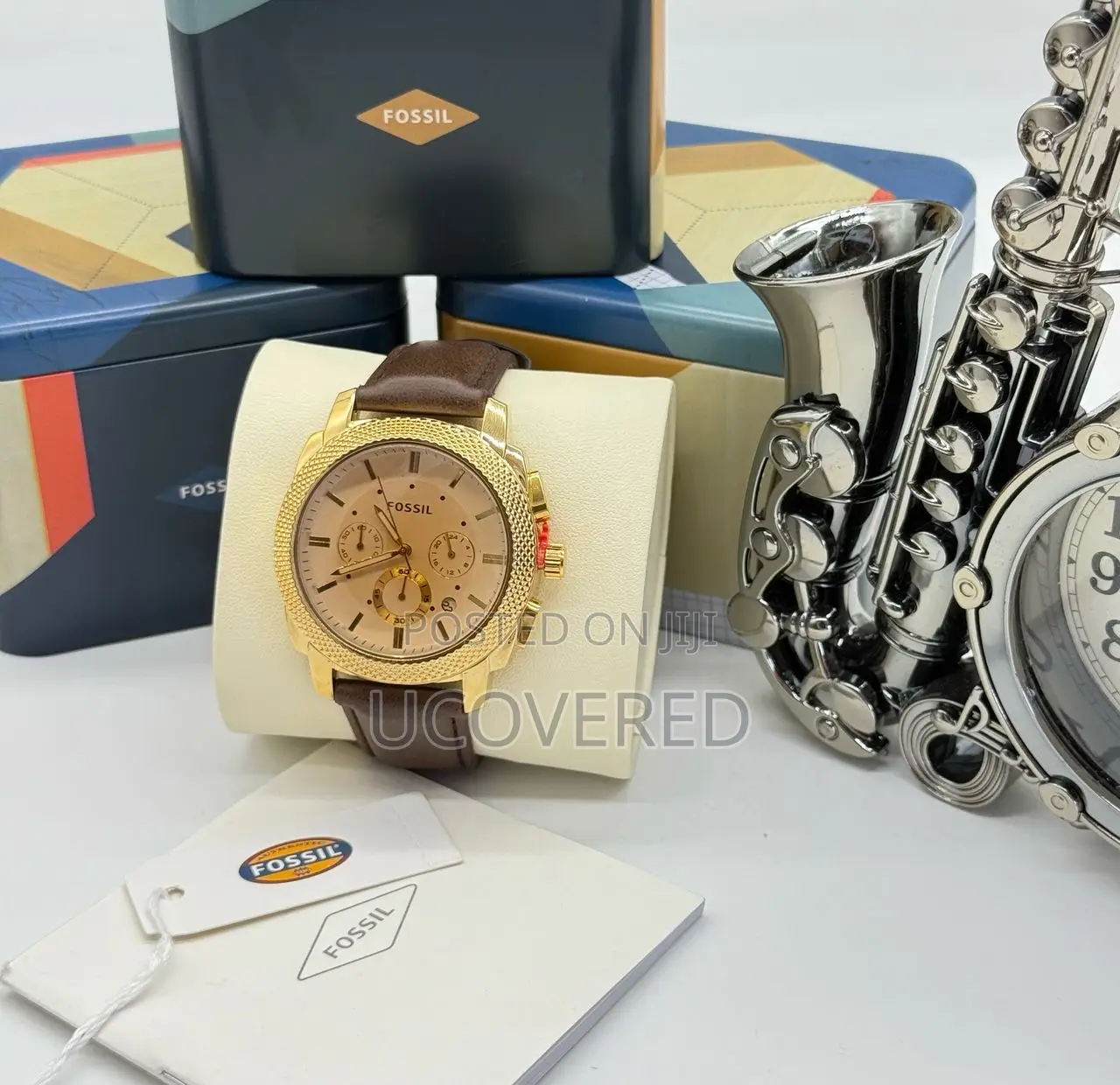Fossil Men’S Machine Stainless Steel Chronograph Watch