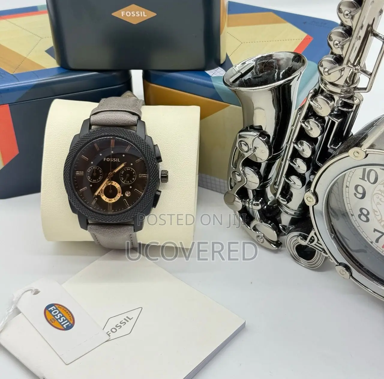 Fossil Men’S Machine Stainless Steel Chronograph Watch