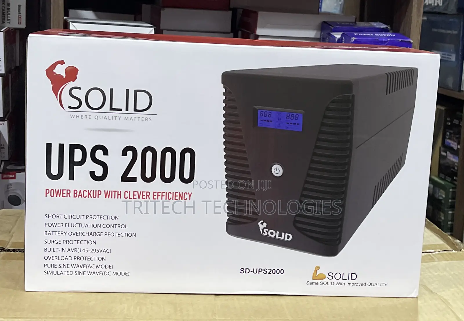 Solid Ups 2000va (Automatic Voltage Regulator) Built in Avr