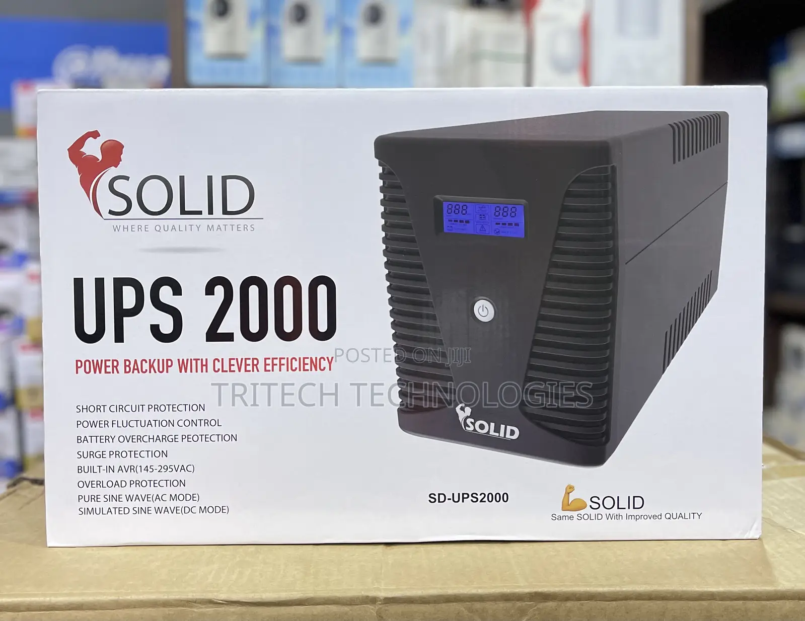 Solid Ups 2000va (Automatic Voltage Regulator) Built in Avr