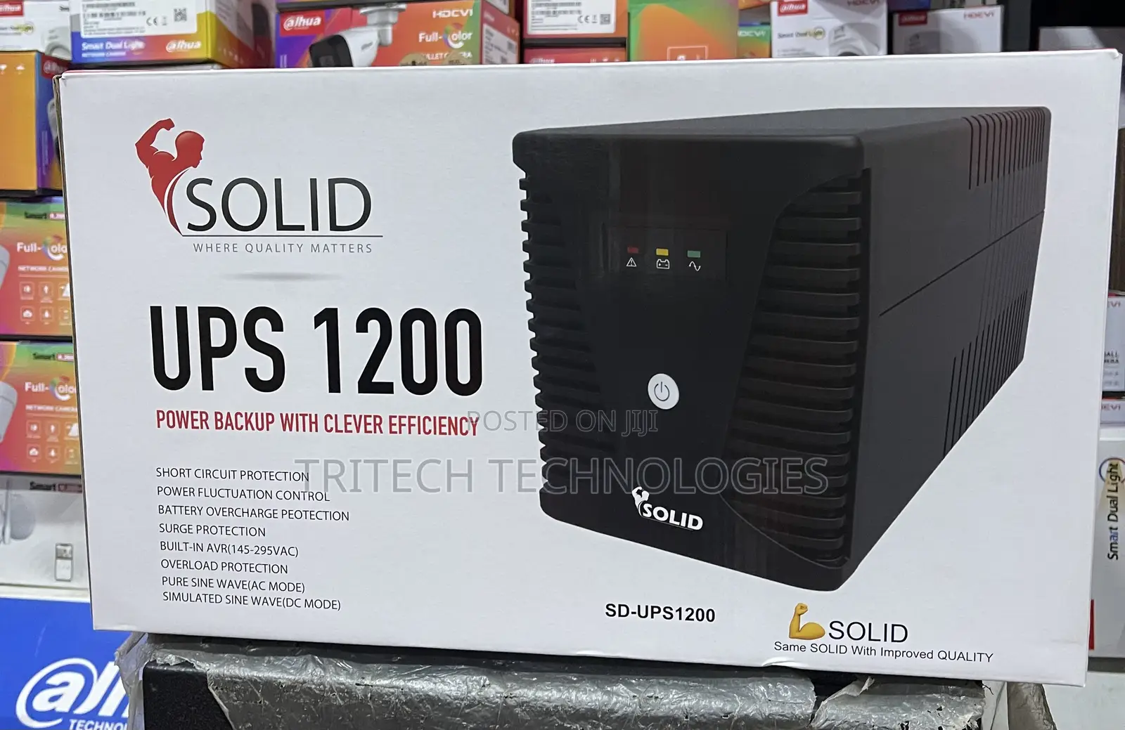 Solid Ups 1200va (Automatic Voltage Regulator) Built in Avr