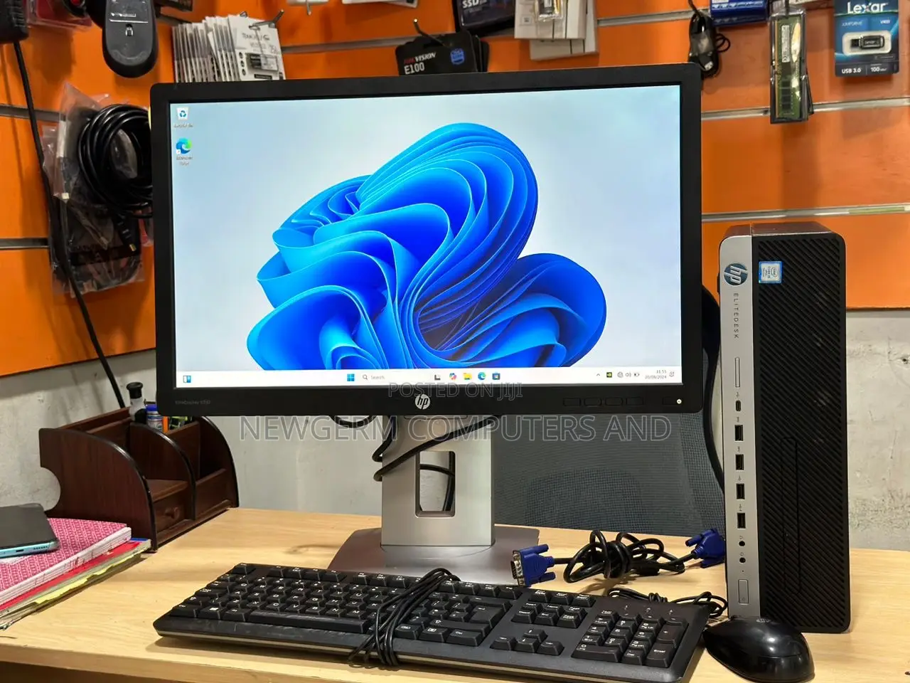 Desktop Computer HP EliteDesk 800 G3 8GB Intel Core I5 SSD 256GB