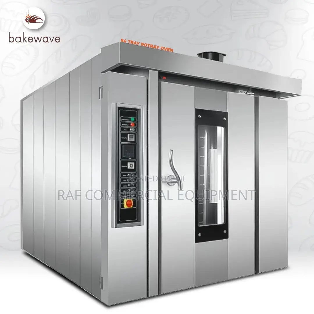 64 Tray Electric/Gas Rotary Oven For Bread