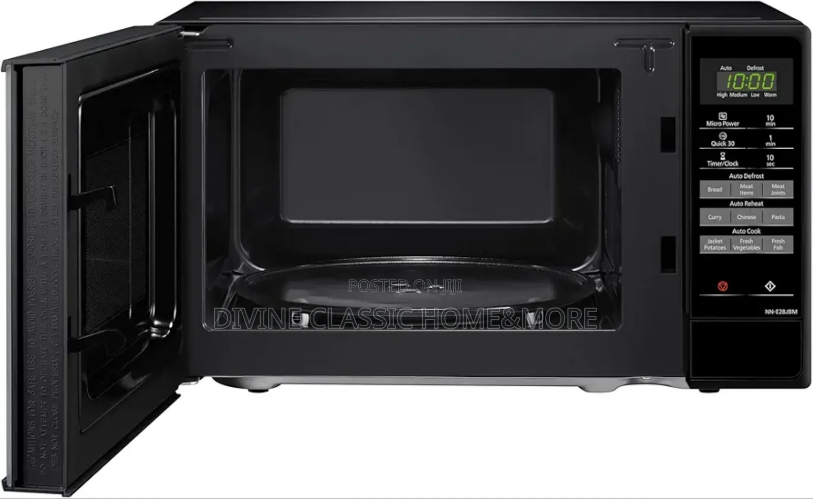 Panasonic Compact Solo Microwave Oven 800 W, 20 Litres,Black