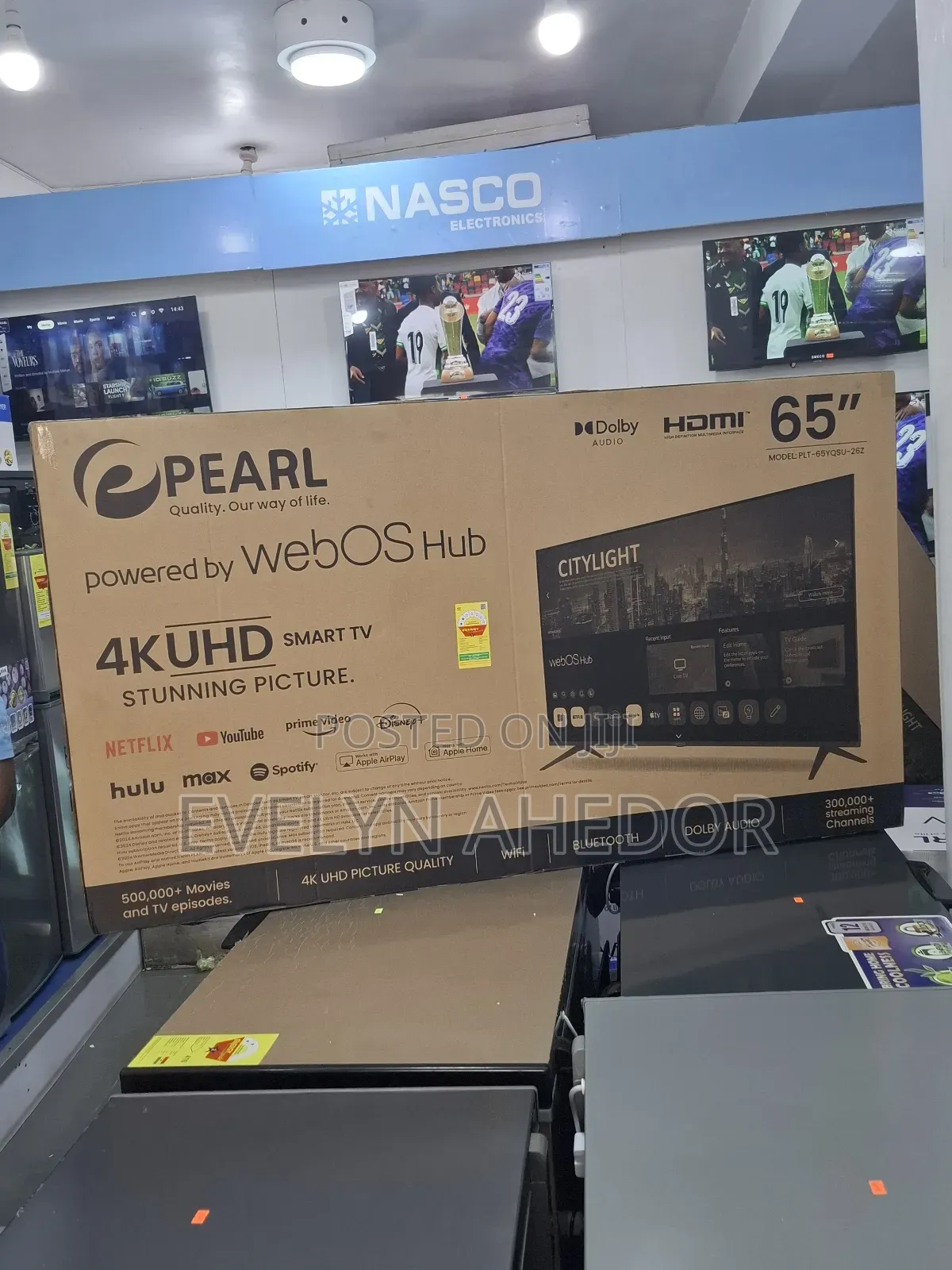 Fresh in Box Pearl 65 Inches Smart Uhd Available