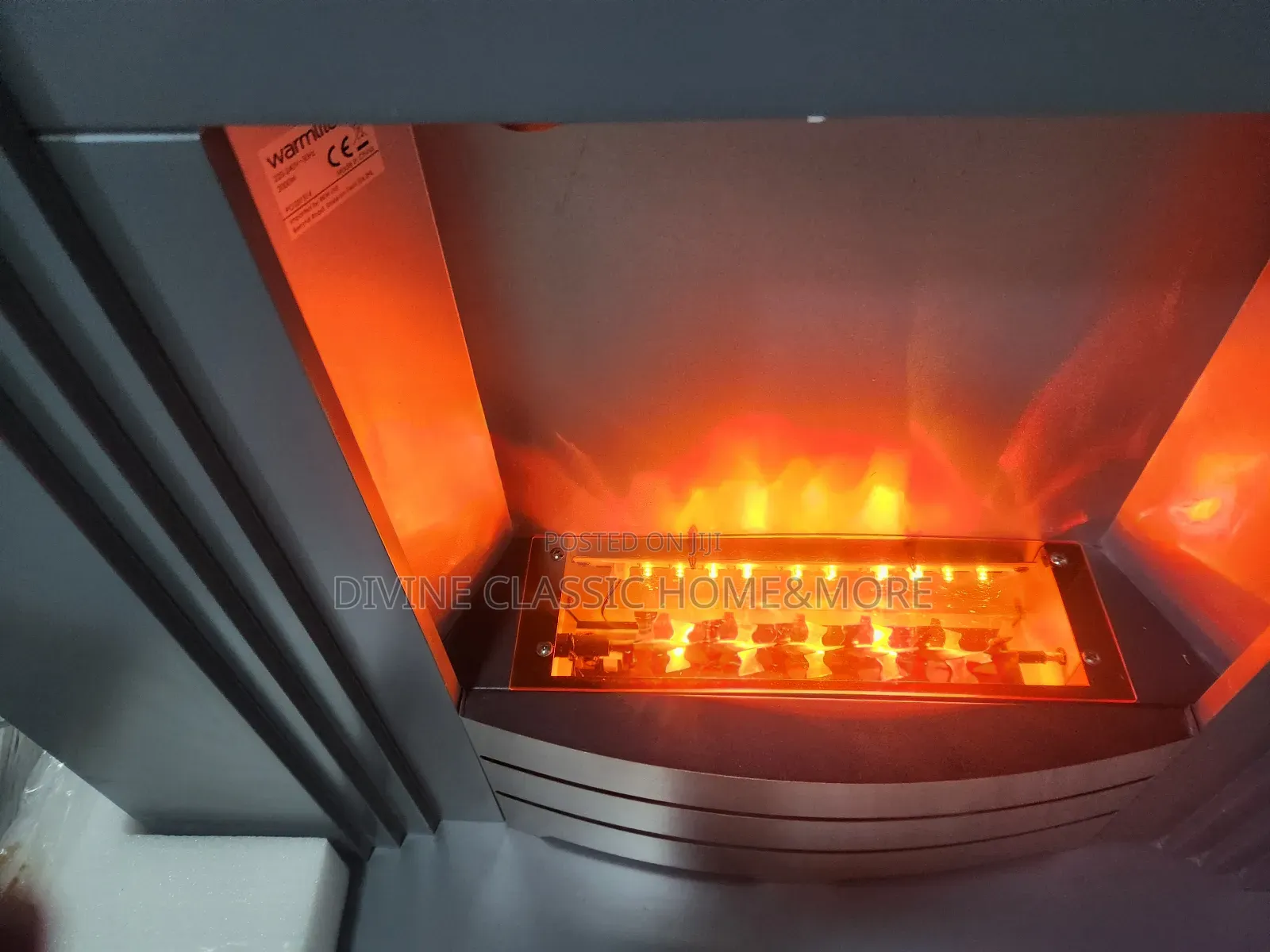 Warmlite Room Heater With Realistic Led Flame