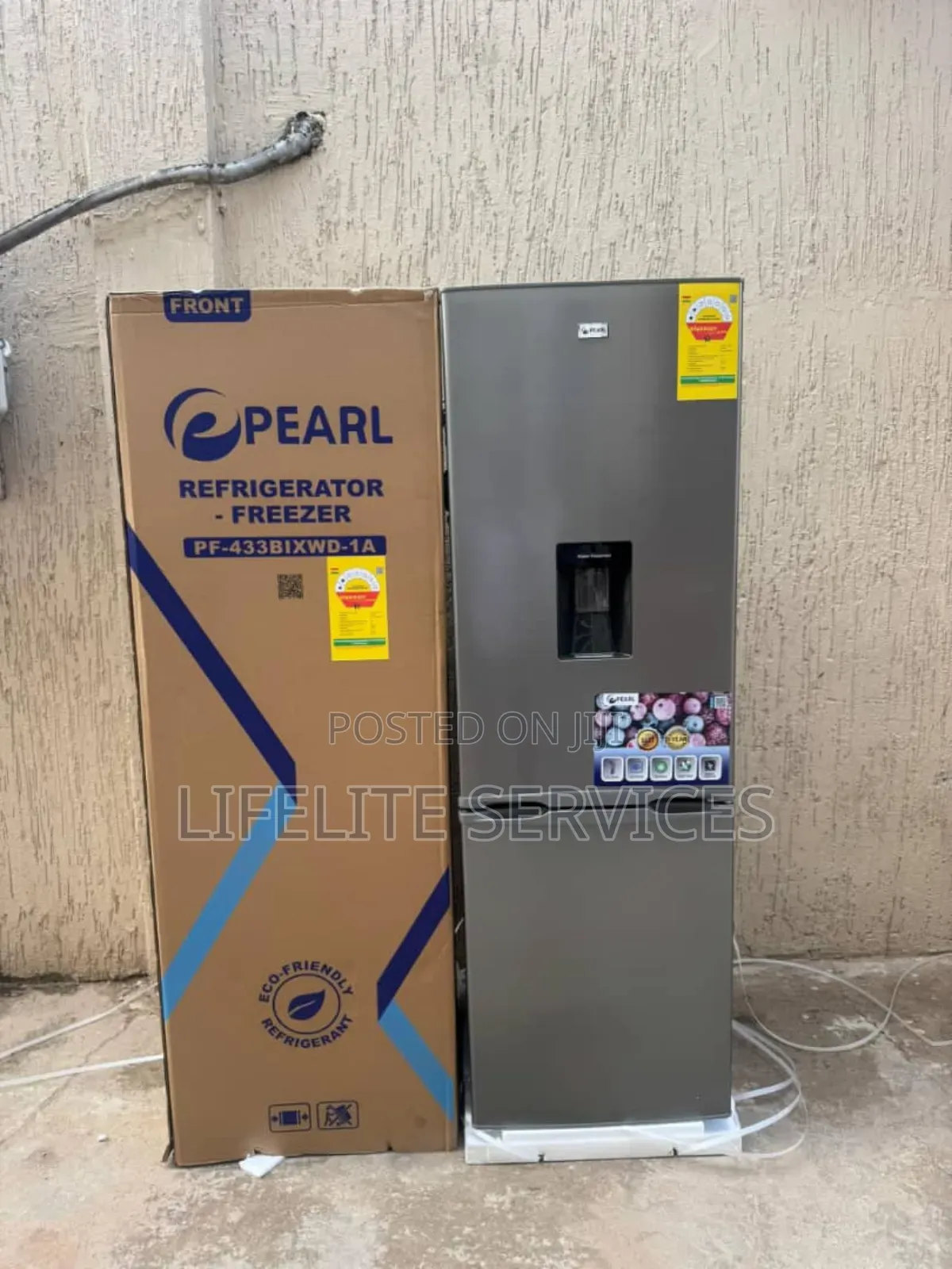 Refrigerator + Inbuilt Dispenser Pearl 309