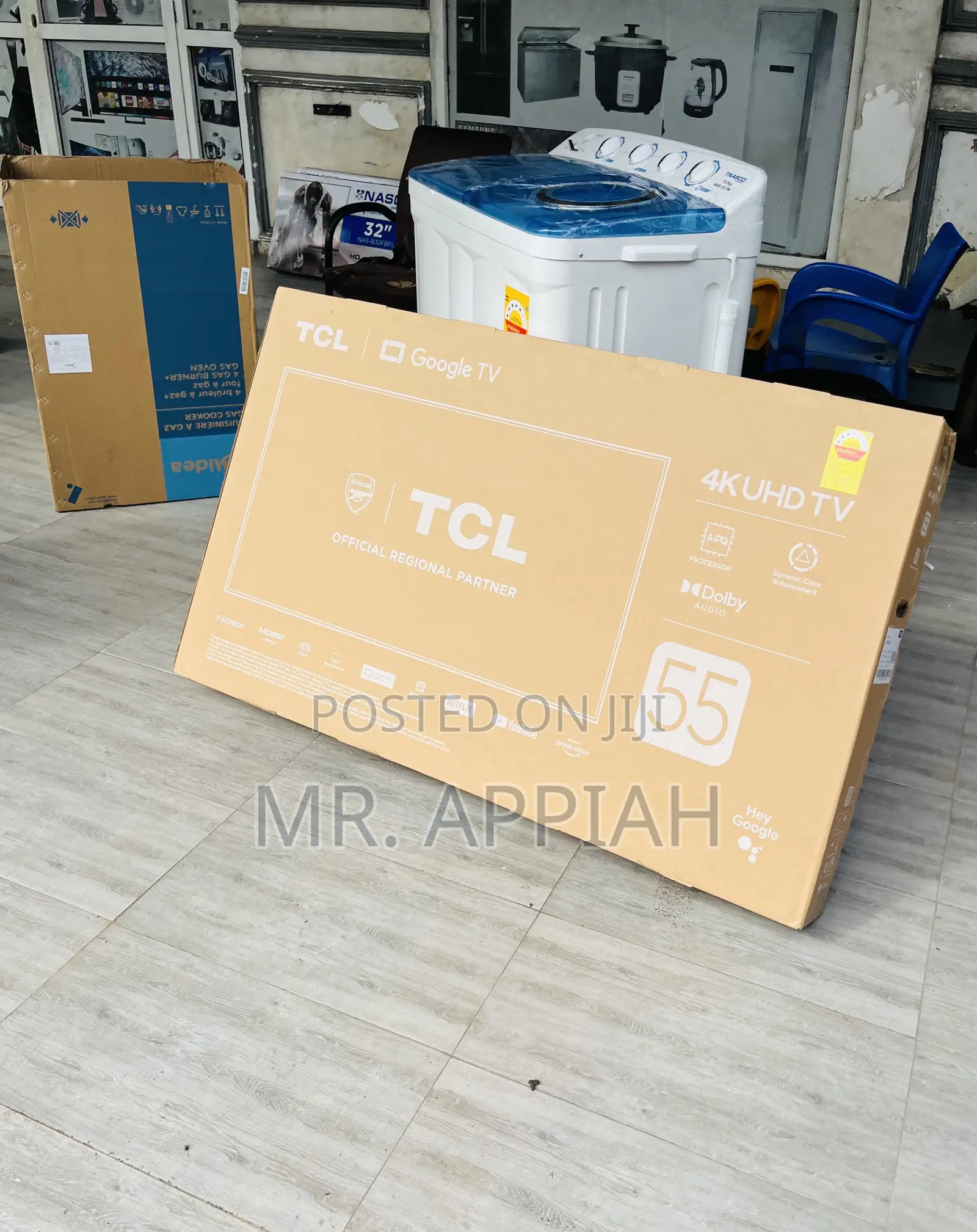Convenient TCL 55 Inch Uhd Smart Android Tv(55p635).