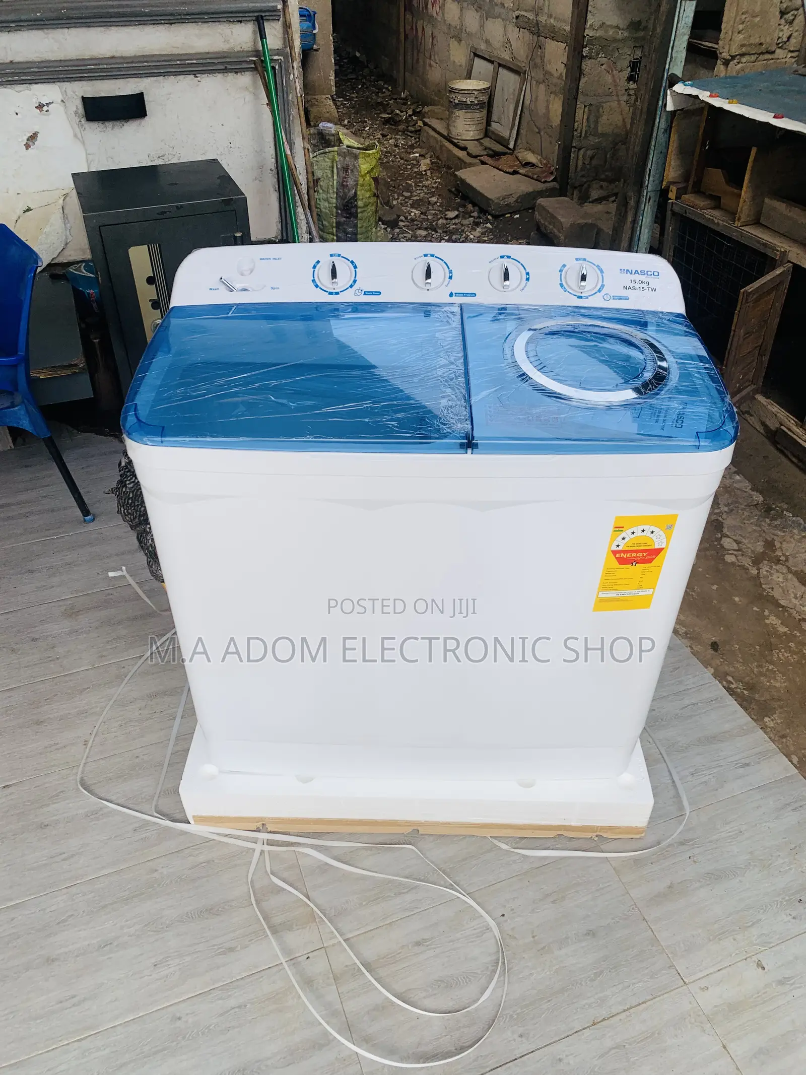 15kg Nasco Washing Machine Twin Tub