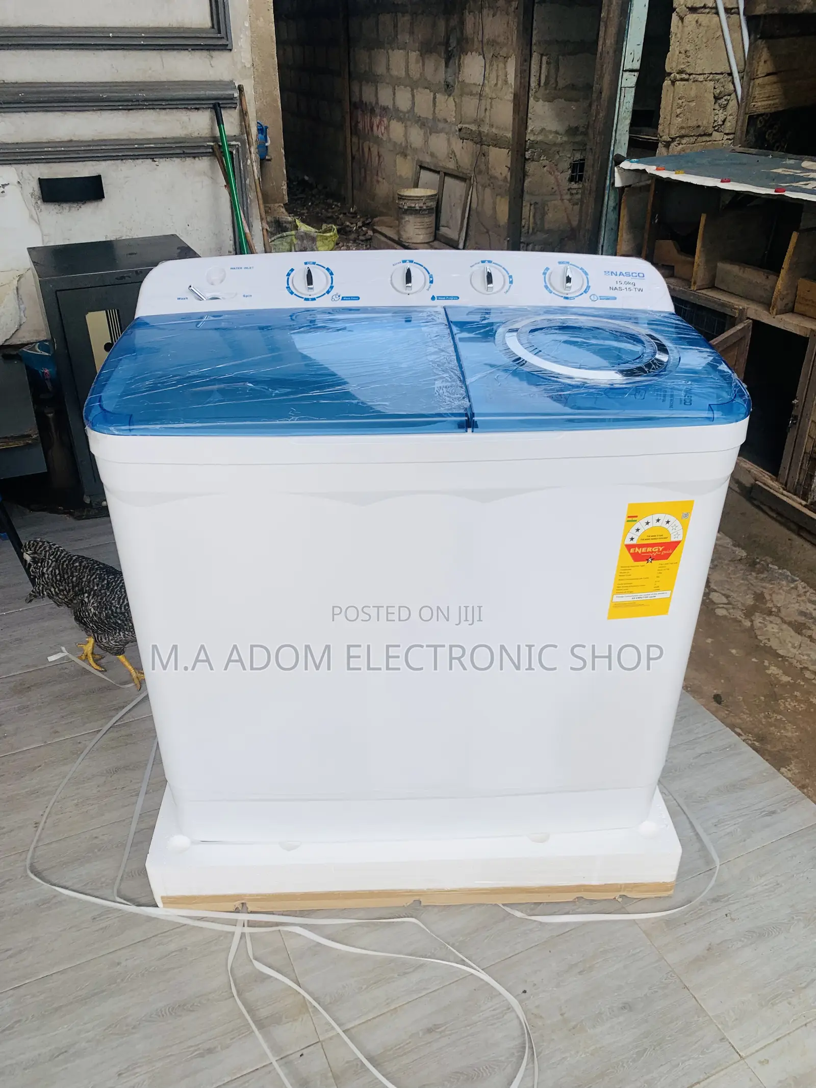 Top Load Nasco 15kg Cloth Washer