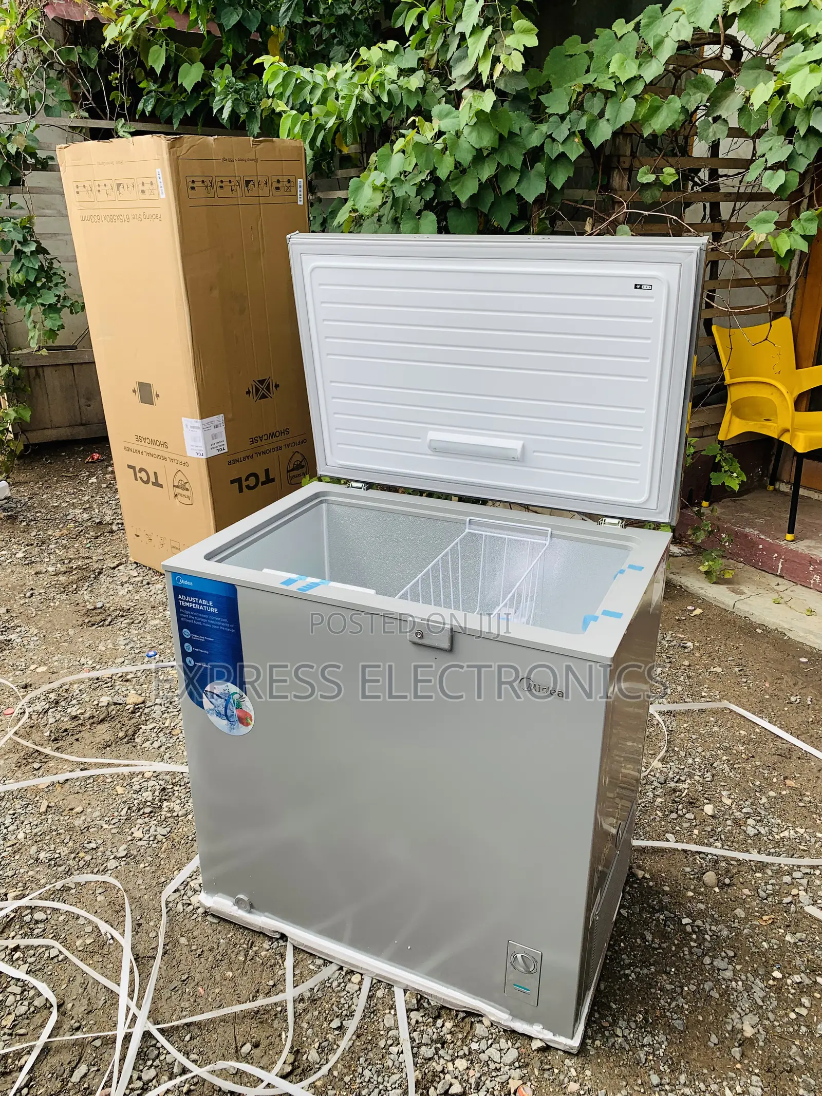 Text Us for Your Chest Freezer 200l Midea Grey Color