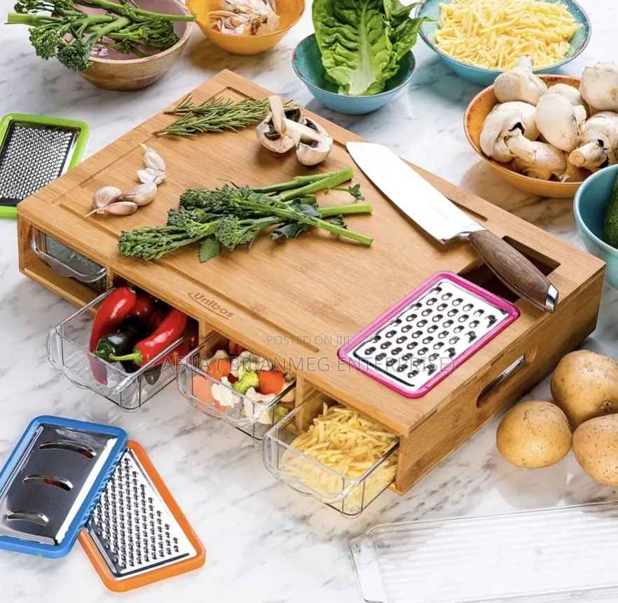 Bamboo Condiments Chopping Board