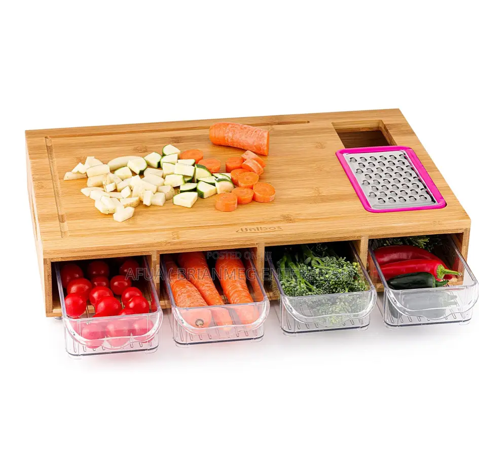 Bamboo Condiments Chopping Board