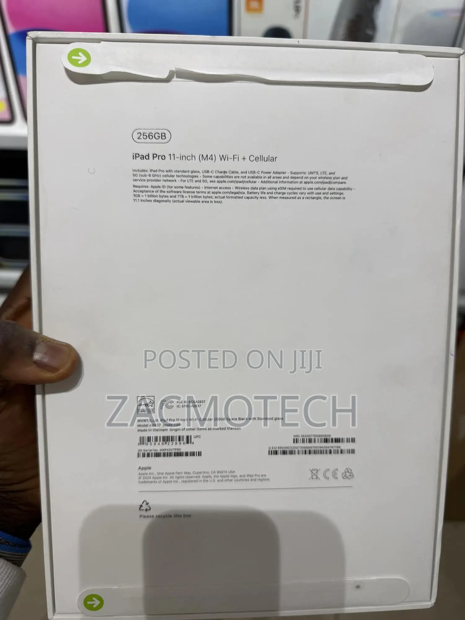 New Apple iPad Pro 11 (2024) 256 GB Gray