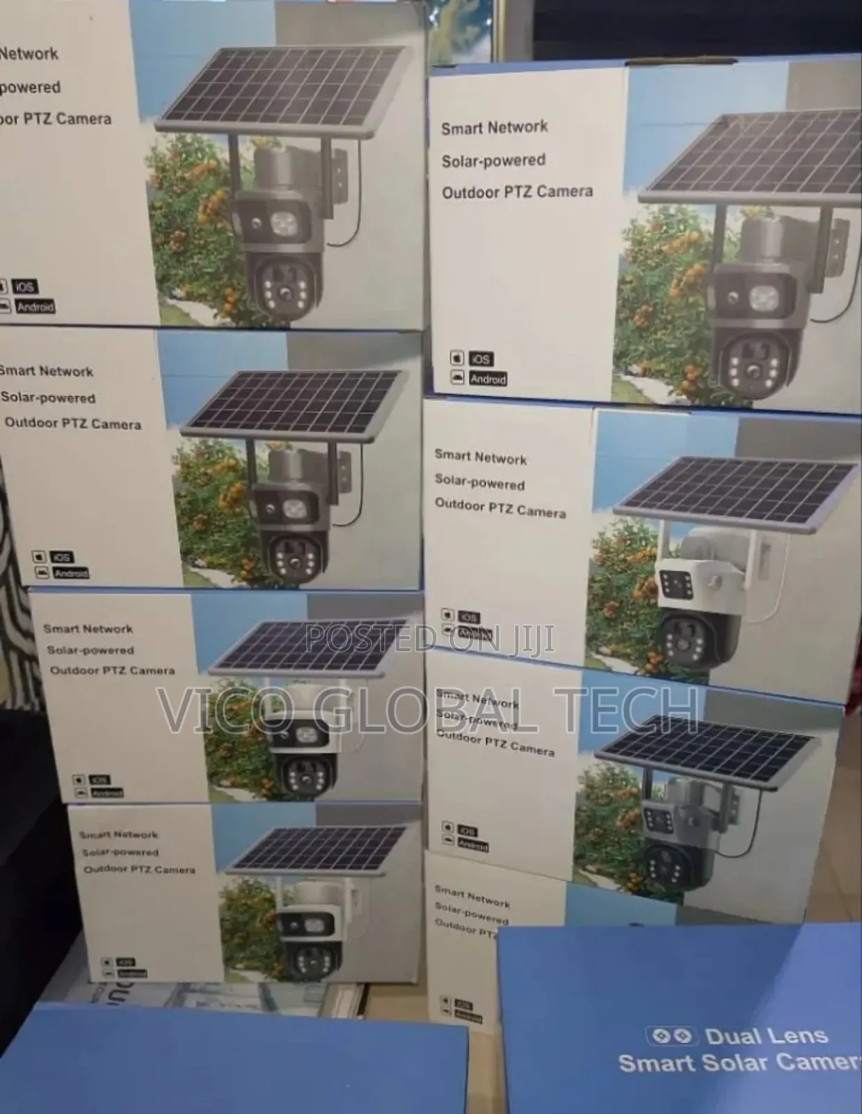 Smart Network Solar-Powered Outdoor PTZ Camera