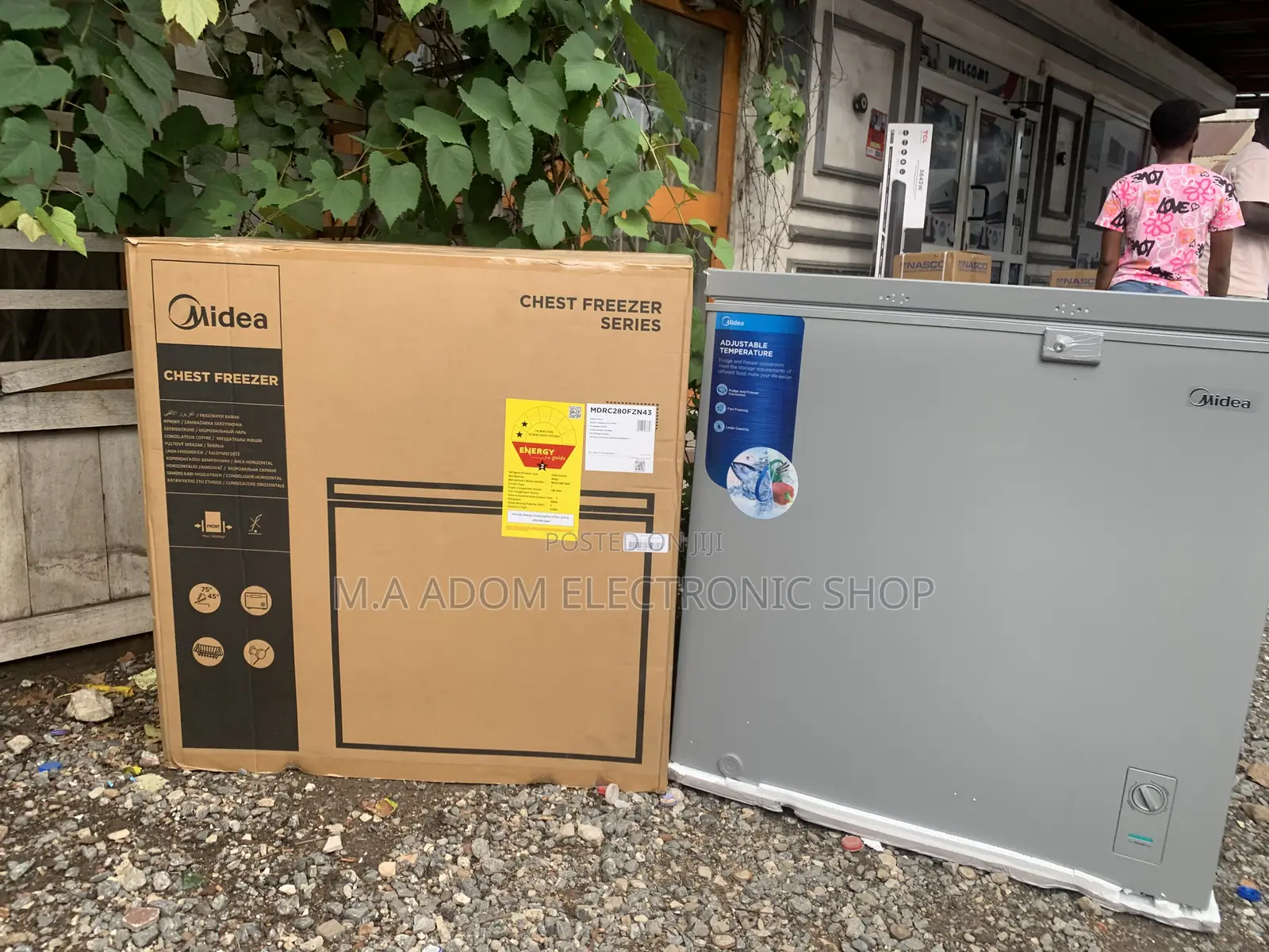 Original Midea Chest Freezer 198l