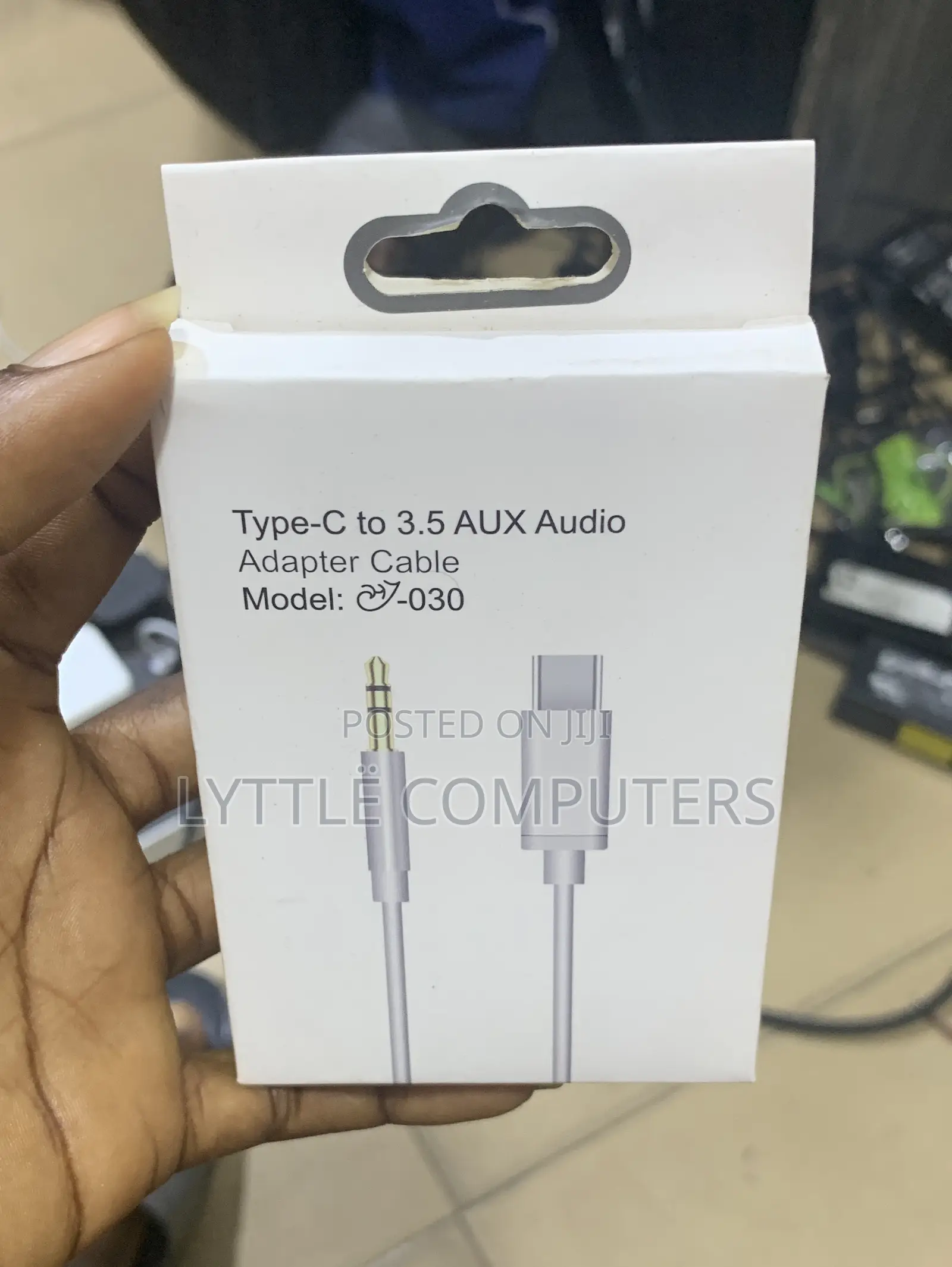 Type-C to 3.5 Aux Audio Cable