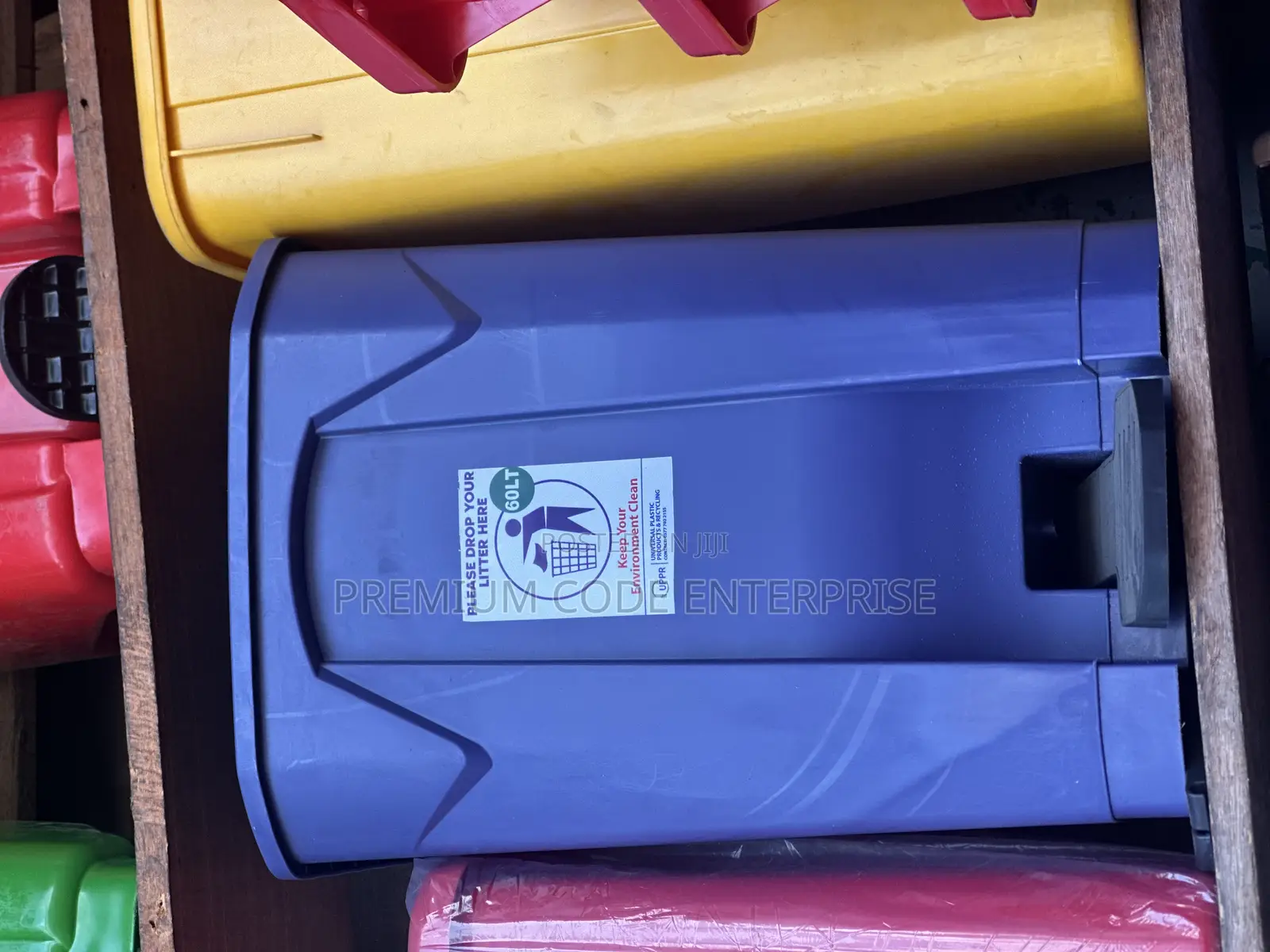 Plastic 60 Liters Pedal Dustbin