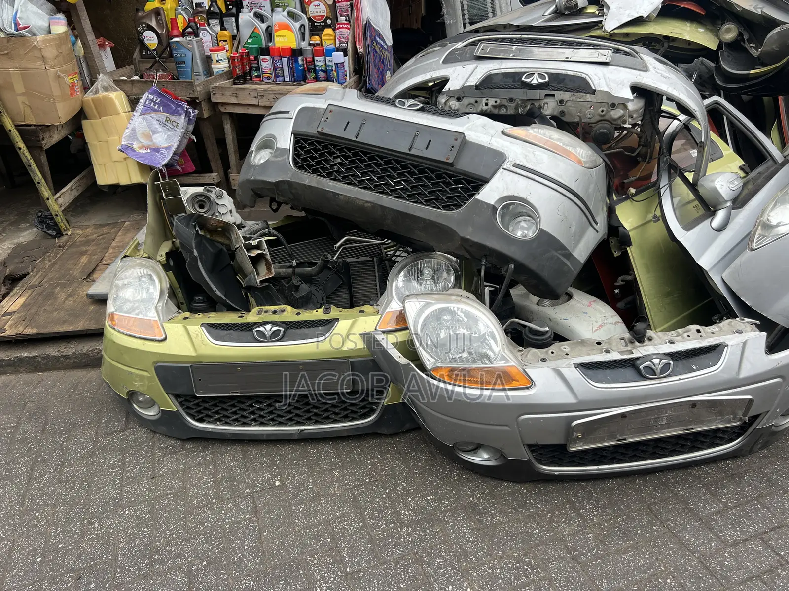 Chevrolet Matiz 3 Front Cut and Bumper’S Available