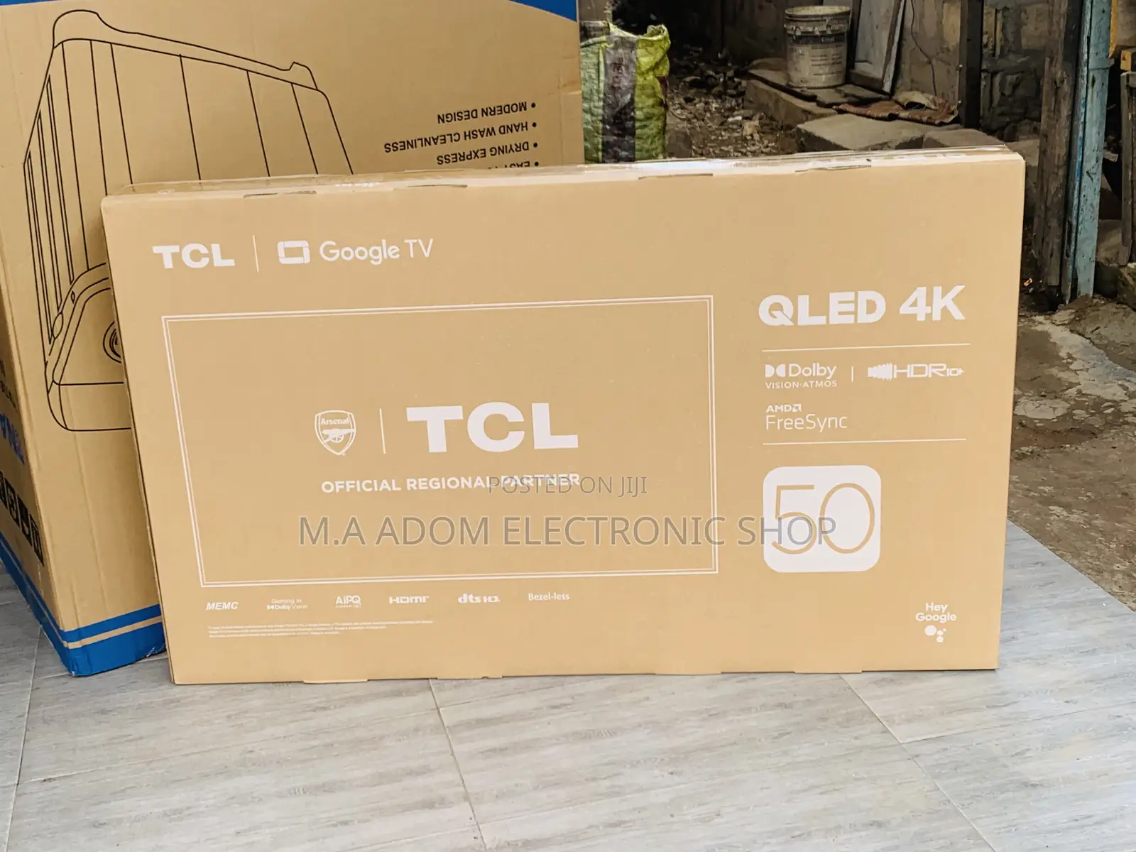 Fresh in Box 50” TCL Qled Android Google Tv