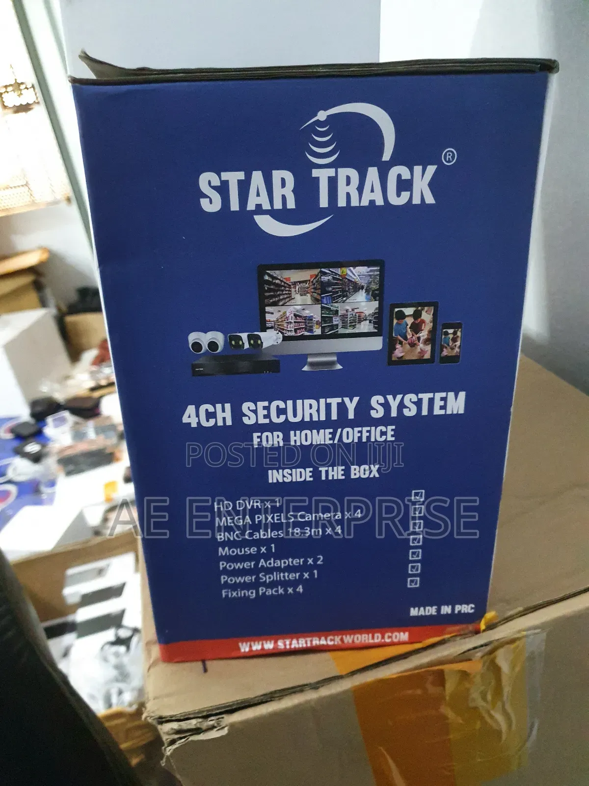 Complete CCTV Camera With 4 Cameras
