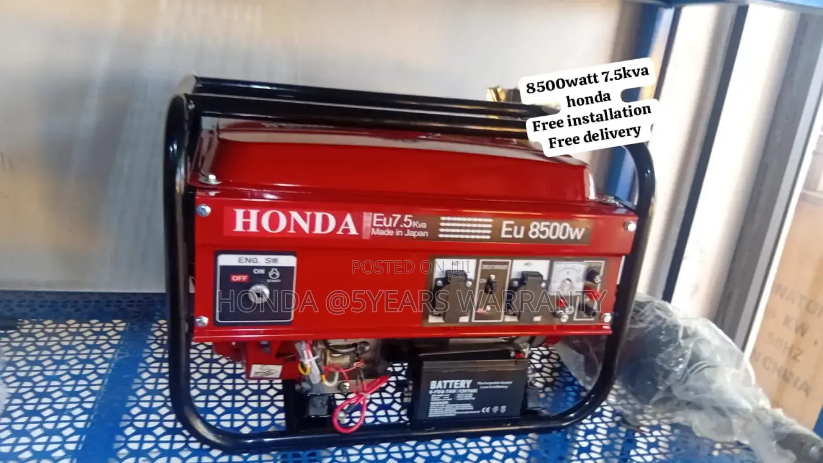 Building Energy Management With Honda 7.5kva 8500watt Petrol