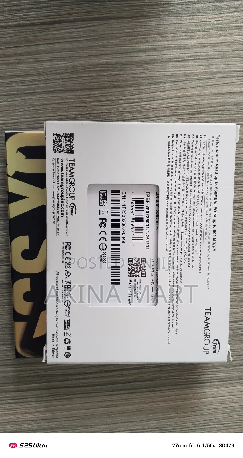 4tb SSD Sata Teamgroup Qx 4 Terabyte SSD Sata
