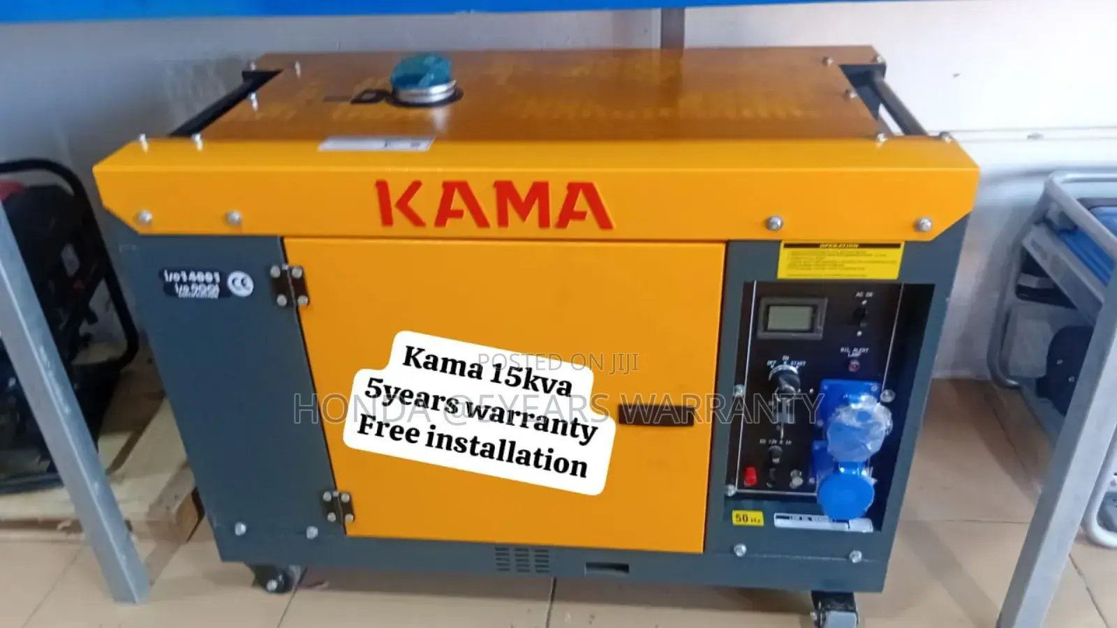 Fuel Efficient Generator Kama 15kva 16500wax Diesel 15kva
