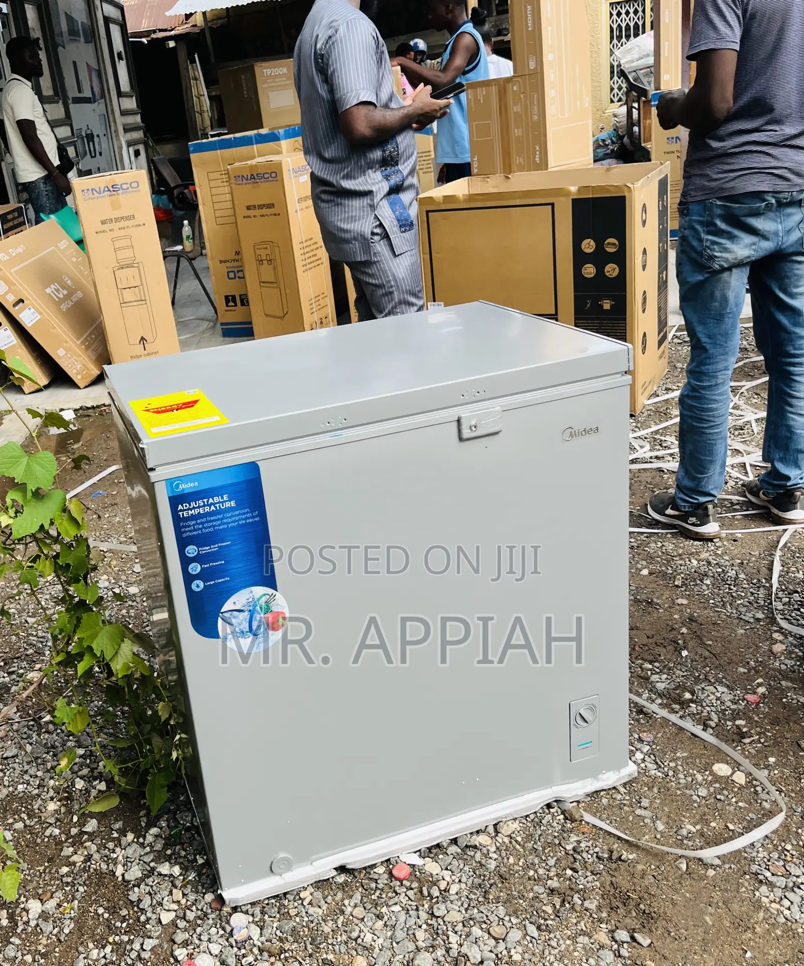 Extremely Cooling Single Door Midea Freezer,200l