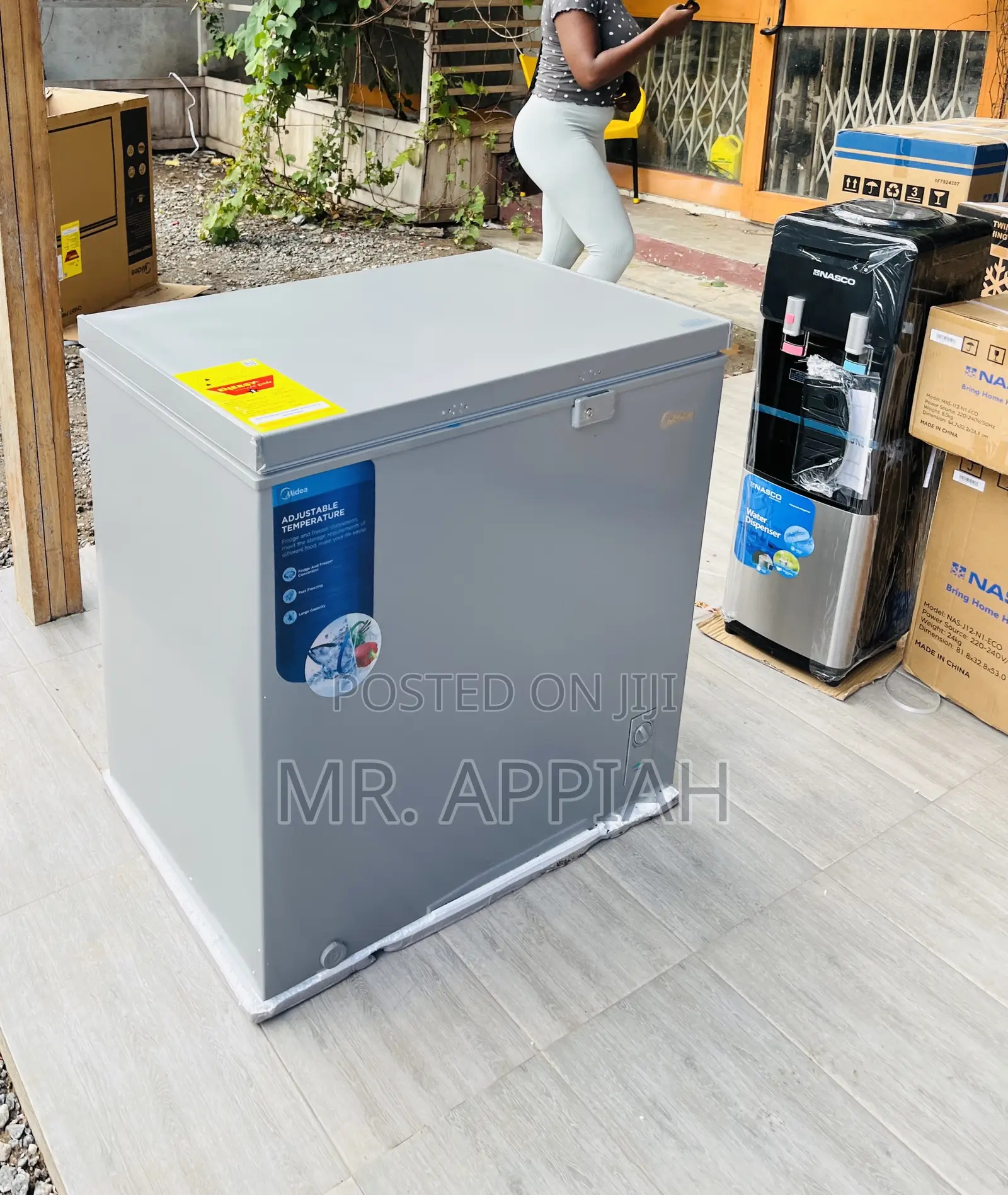 Choose Midea 200 Liters Electric Freezer(Gray) 