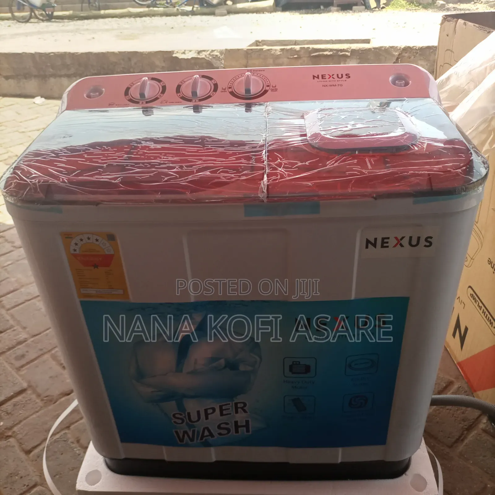 Nexus 7kg Semi Automatic Washing Machine