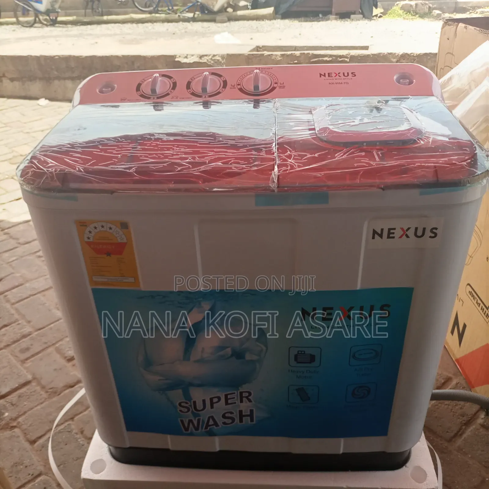Nexus 7kg Semi Automatic Washing Machine