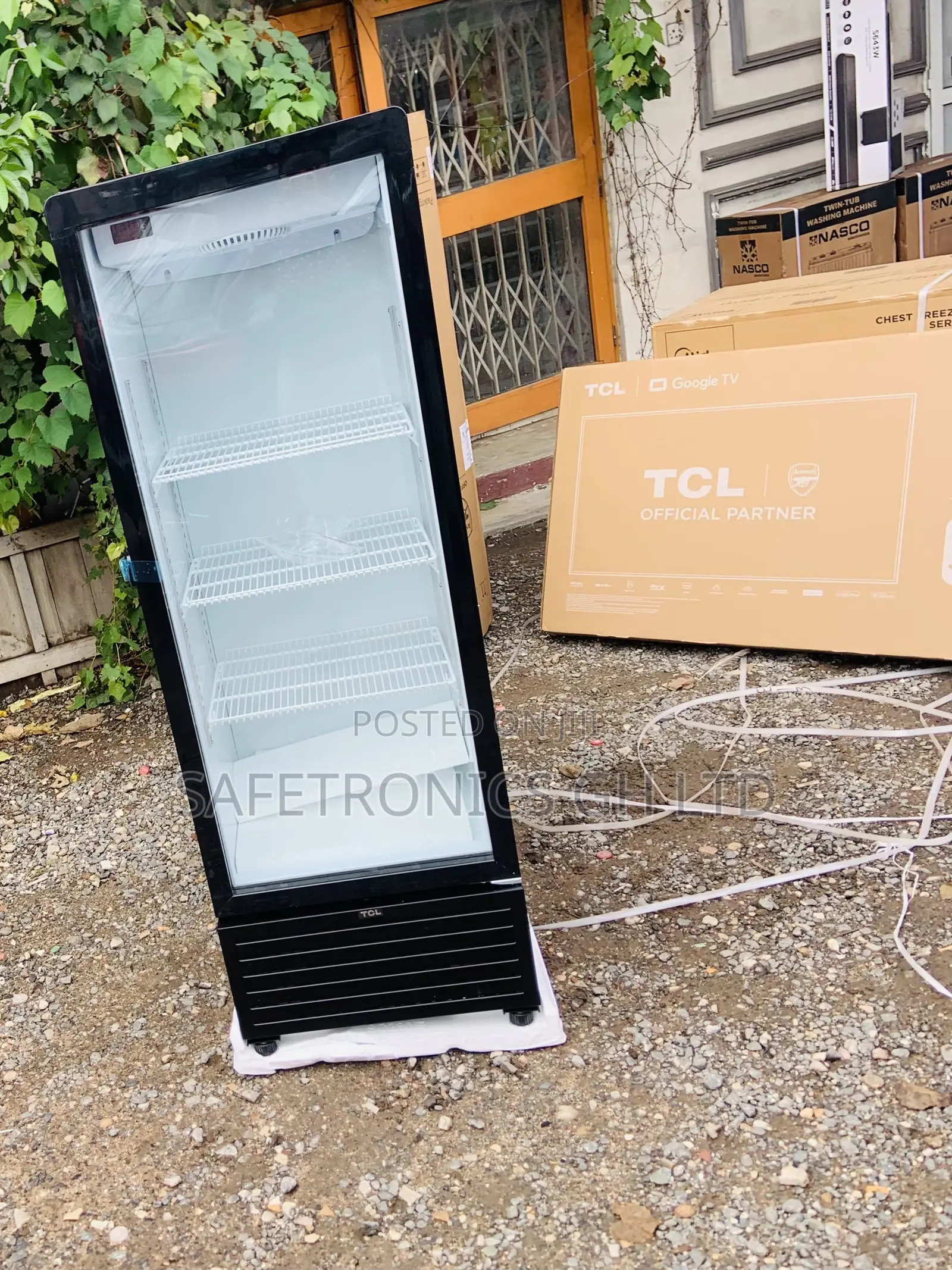 Zealous Black Display Singledoor 251 Liters TCL Fridge