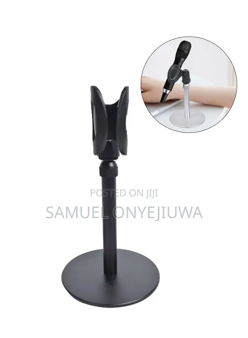 Round Base Table Top Microphone Stand