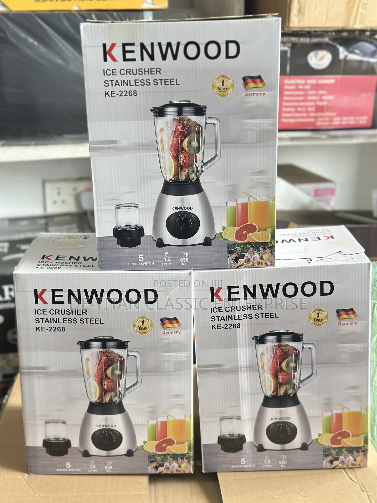 Affordable Glass Jar Blender 1.5l