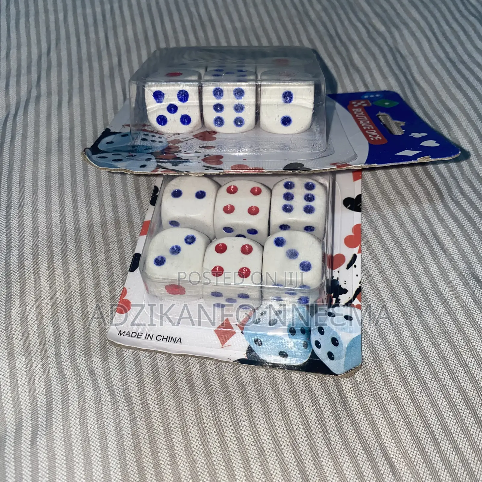 Big White Boutique Dice (Pack of 6)