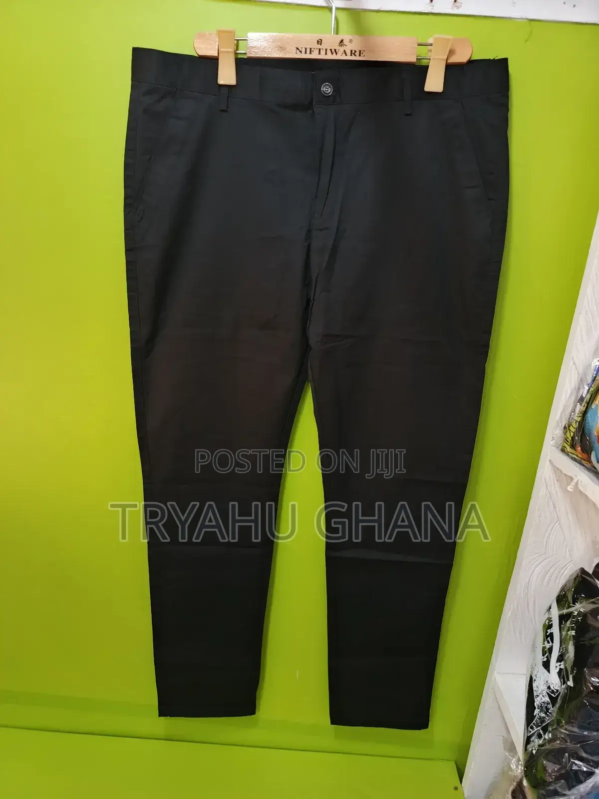 A Black Tommy Hilfiger Khaki Trourser That Looks Good