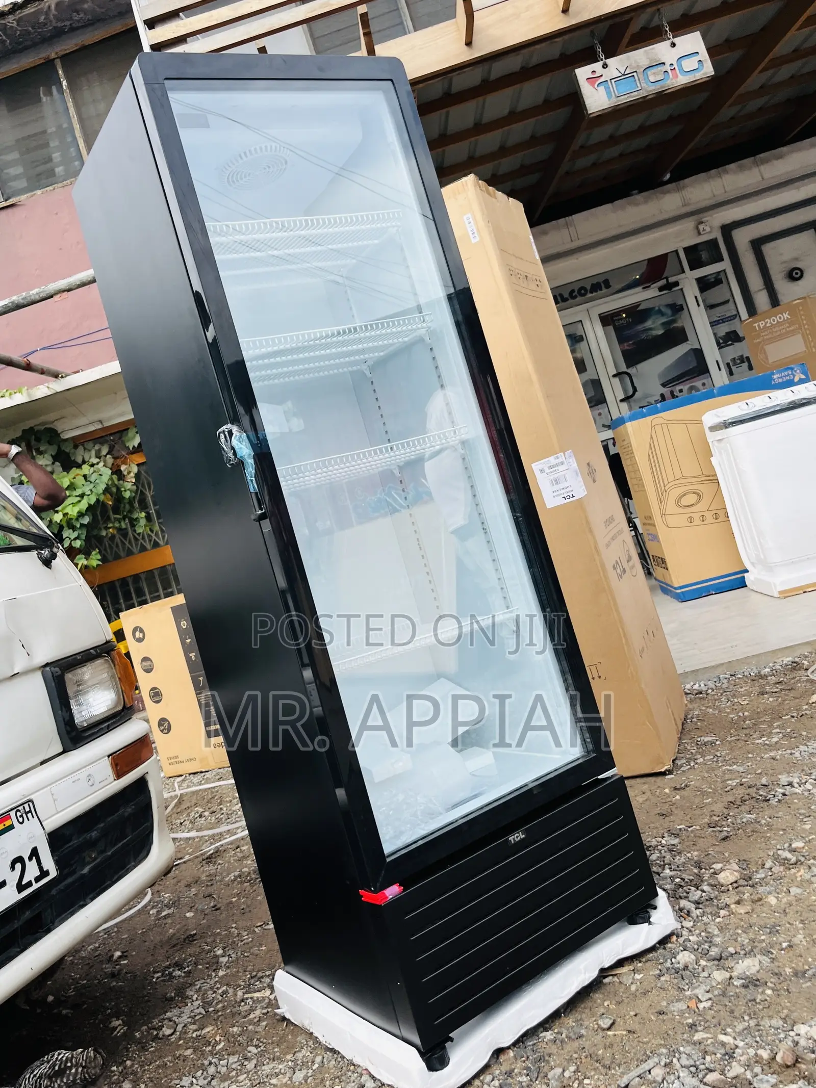 Extremely Chilling TCL F305cb 285 Litres Display Fridge.