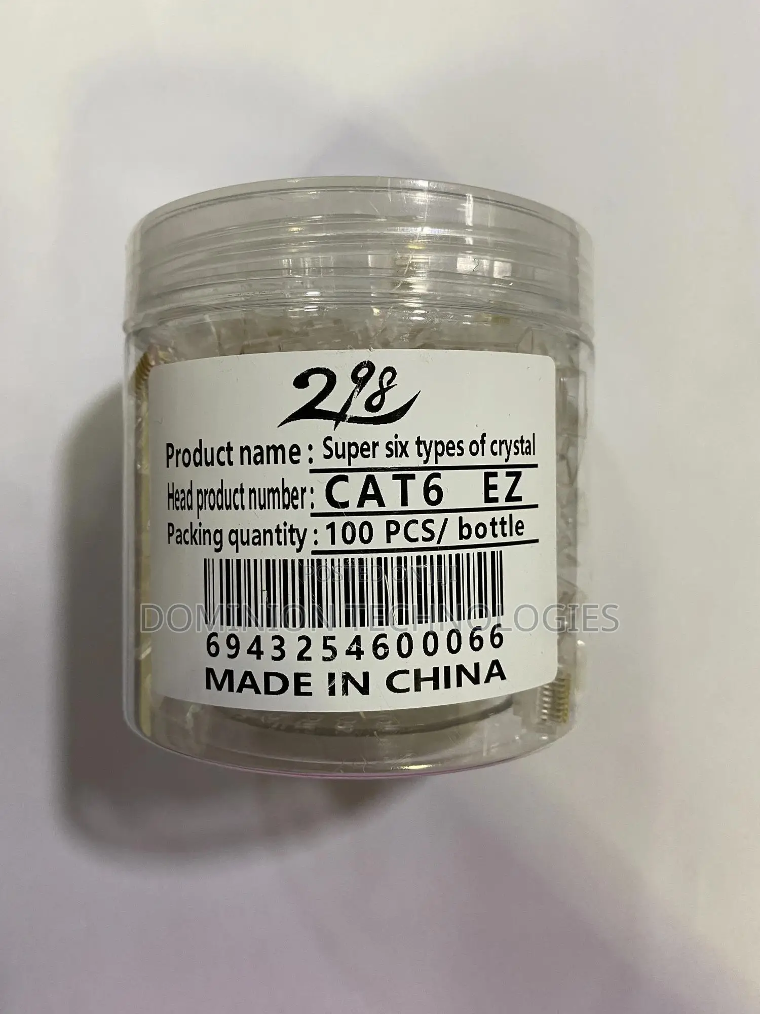 Rj45 Cat6 Pass-Through Network Connectors